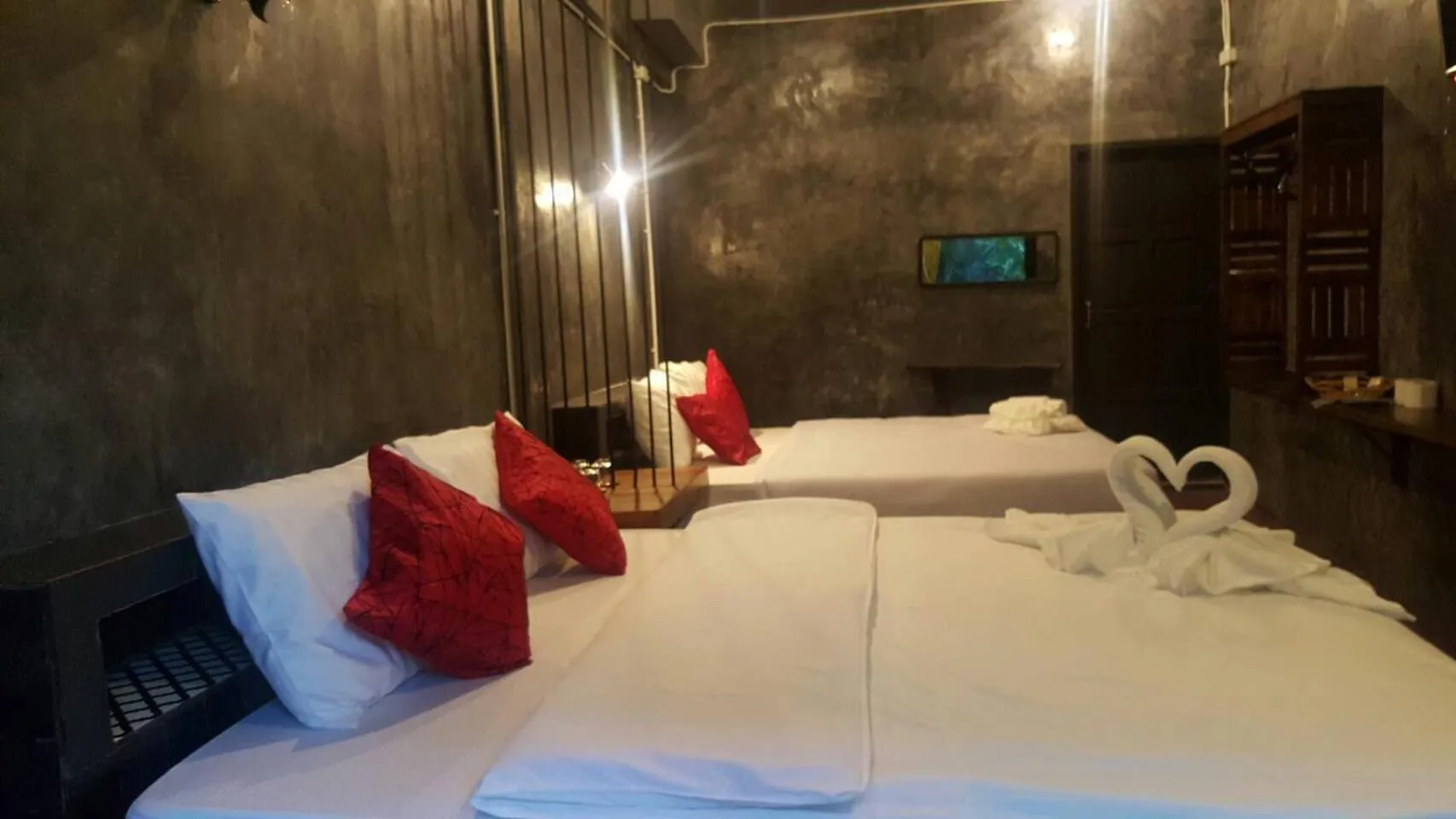 Bed in Keeree Loft Resort คีรีลอฟท์รีสอร์ท