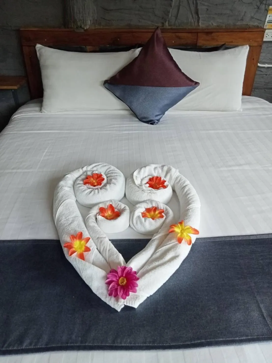 Bed in Keeree Loft Resort คีรีลอฟท์รีสอร์ท