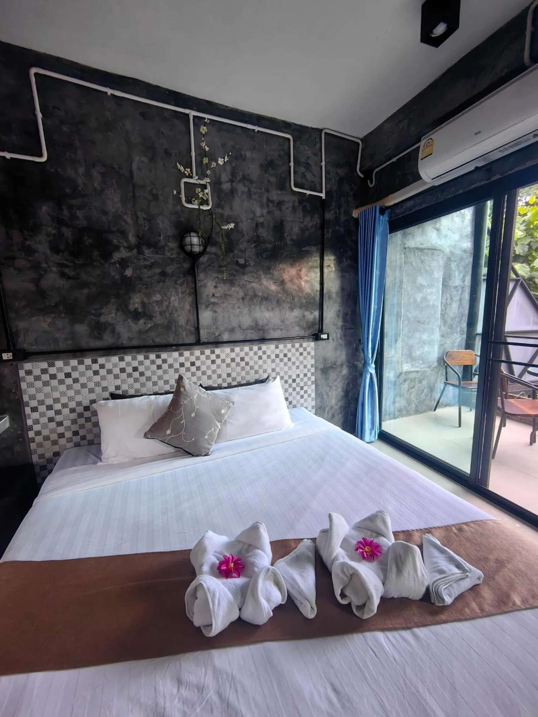 Bed in Keeree Loft Resort คีรีลอฟท์รีสอร์ท