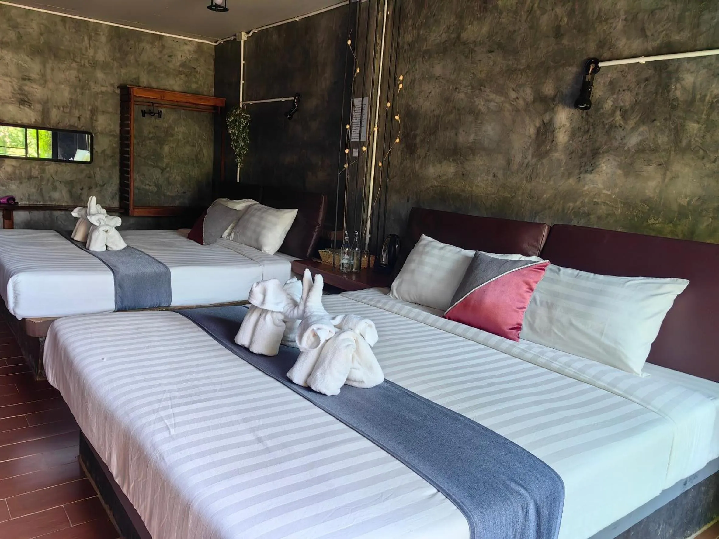 Bed in Keeree Loft Resort คีรีลอฟท์รีสอร์ท