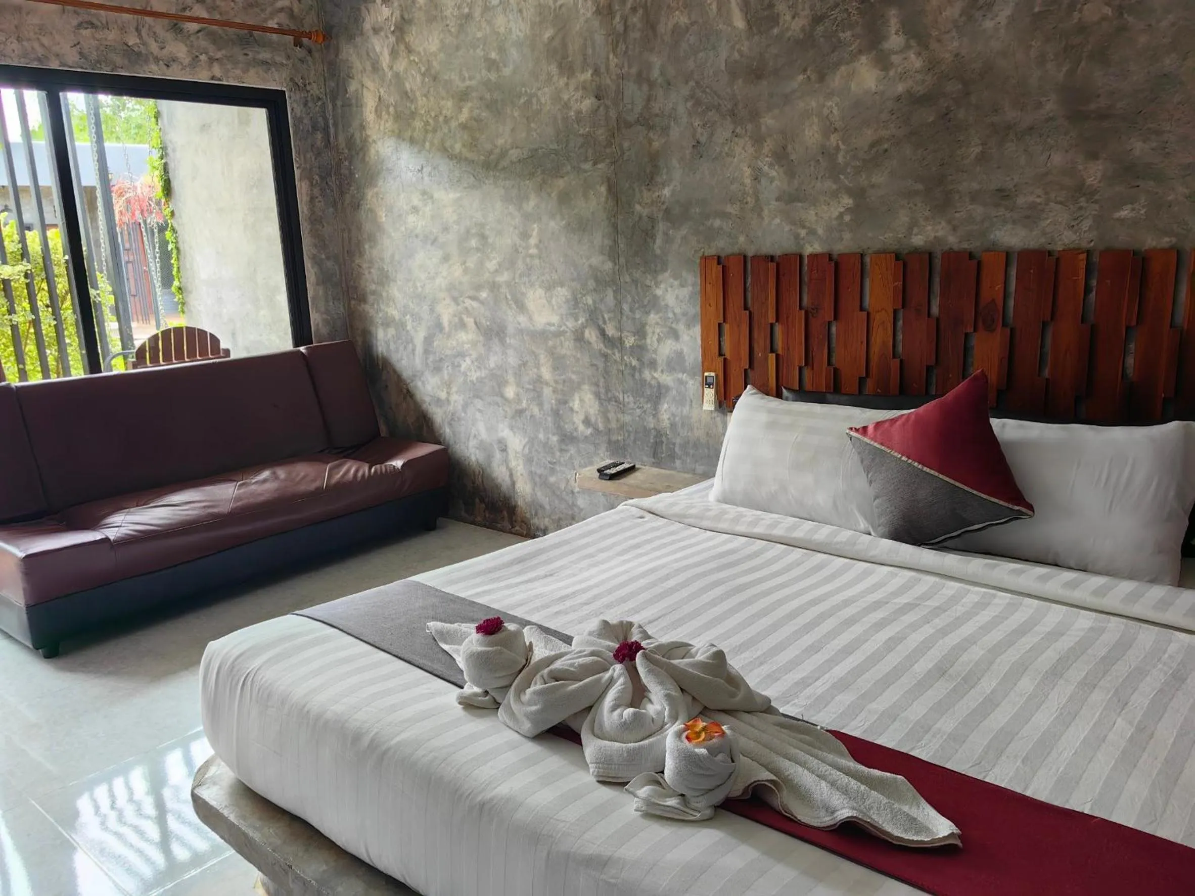Bed in Keeree Loft Resort คีรีลอฟท์รีสอร์ท