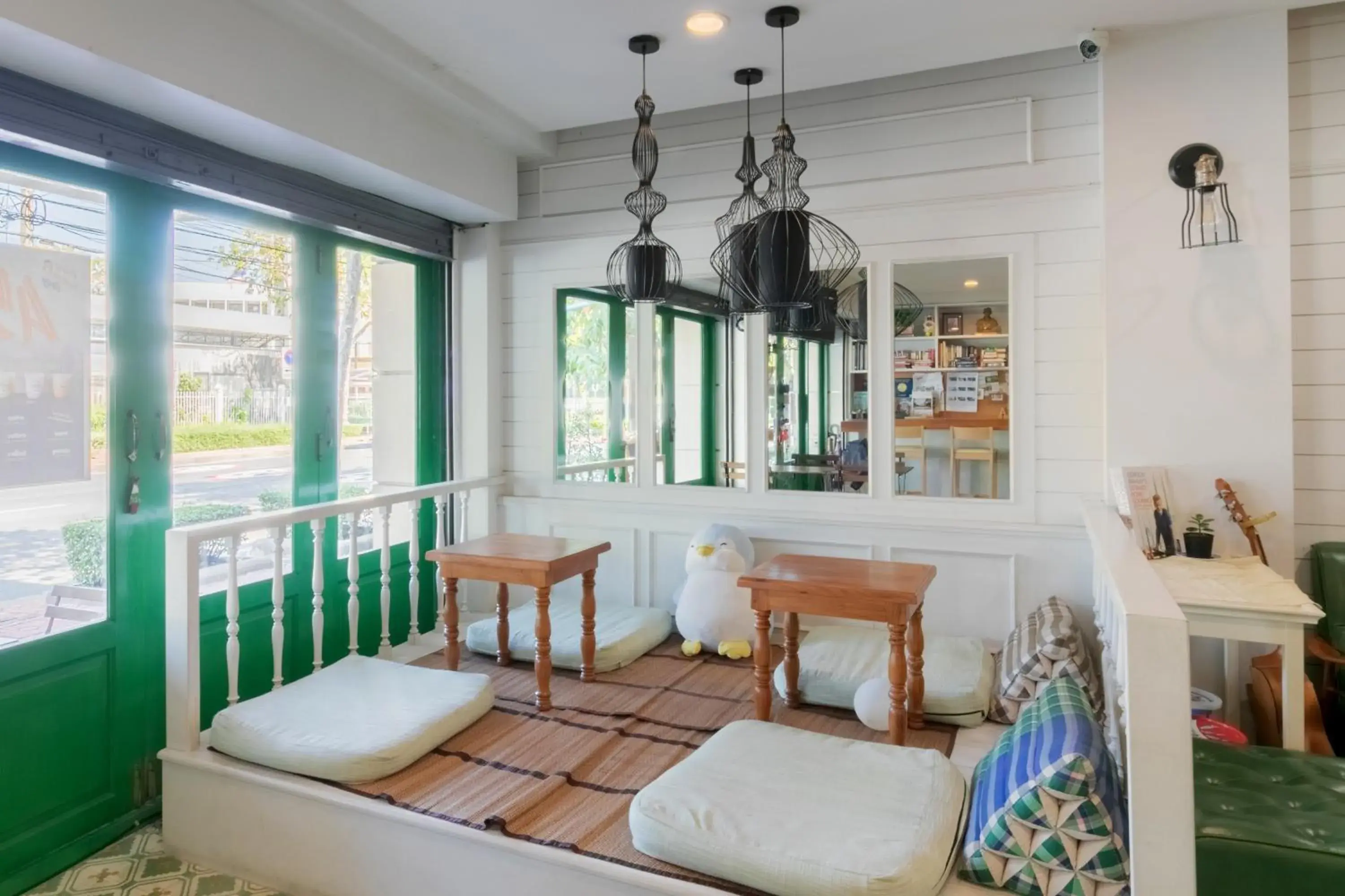 Living room in Ratana Boutique Hostel Living room in Ratana Boutique Hostel