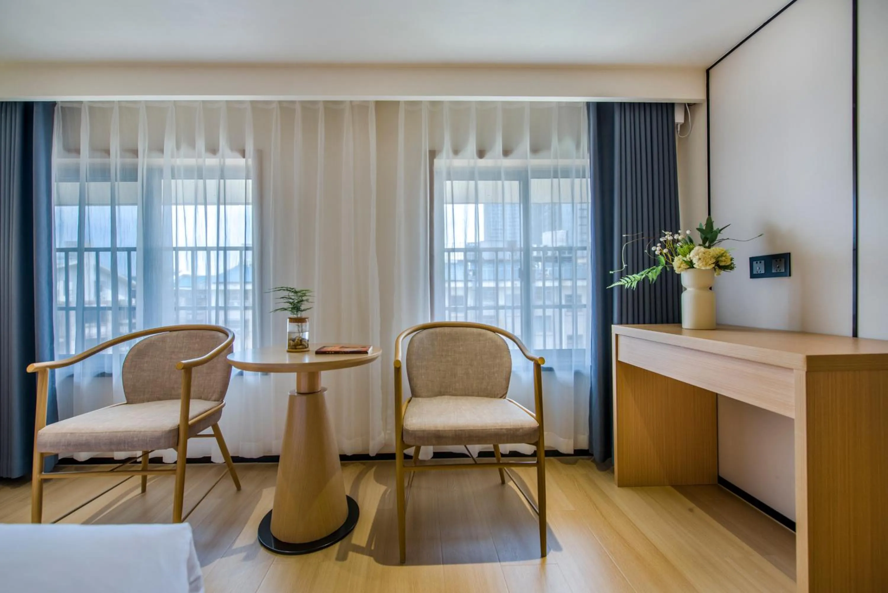 Living room in Yiwu Baide Theme Hotel