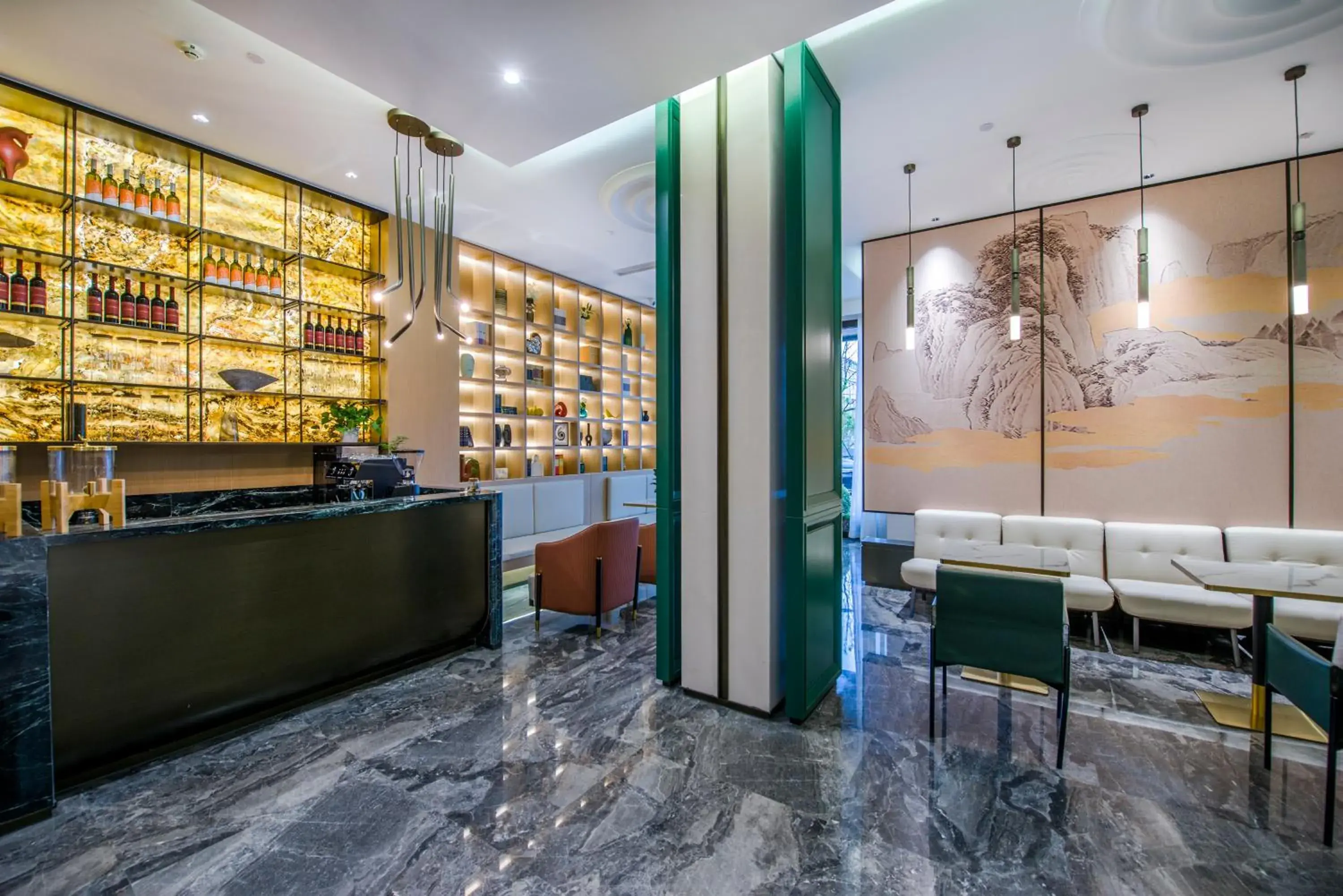 Lobby or reception in Yiwu Baide Theme Hotel Lobby or reception in Yiwu Baide Theme Hotel