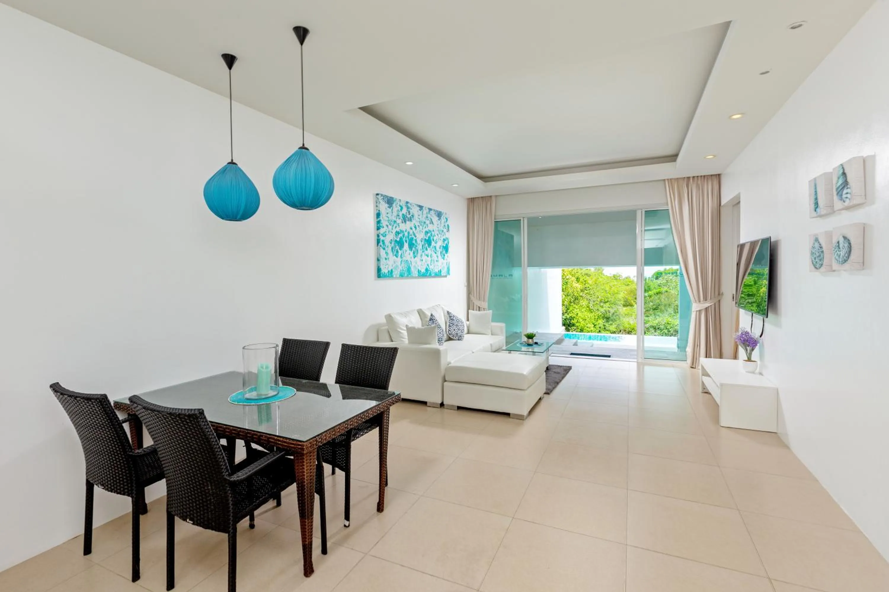 Living room in Amala Grand Bleu Resort Hilltops - SHA