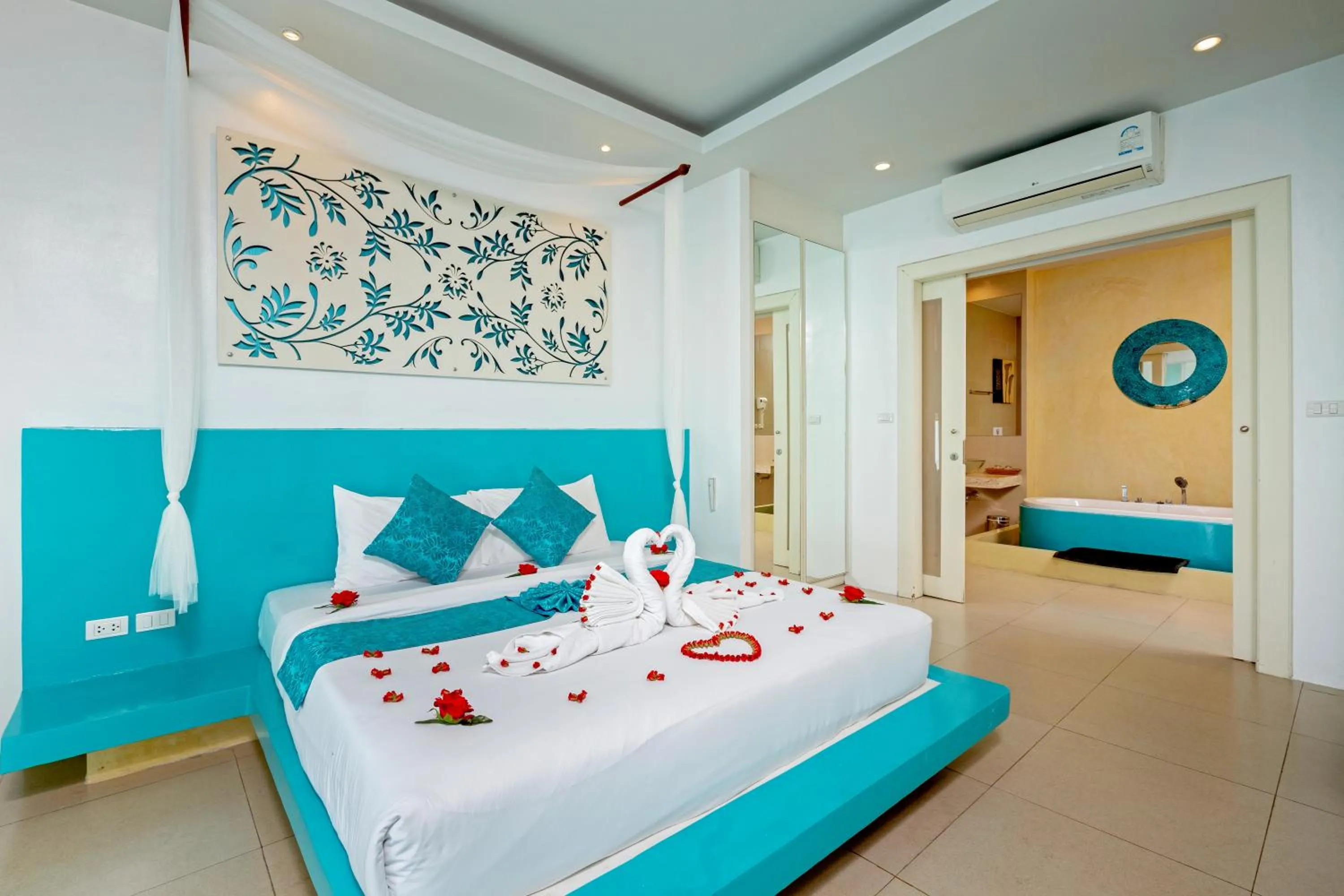 Bed in Amala Grand Bleu Resort Hilltops - SHA