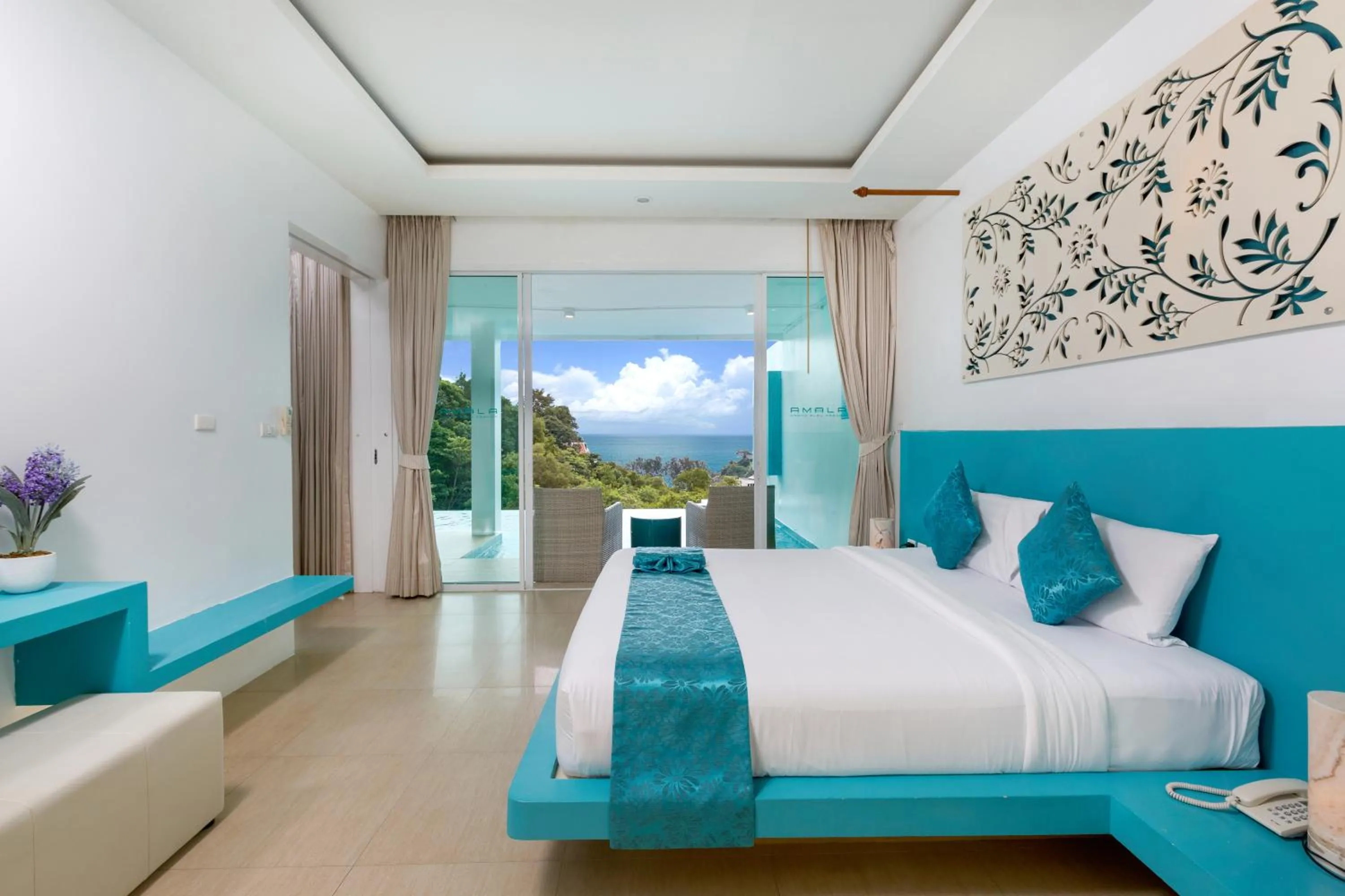 Bed in Amala Grand Bleu Resort Hilltops - SHA