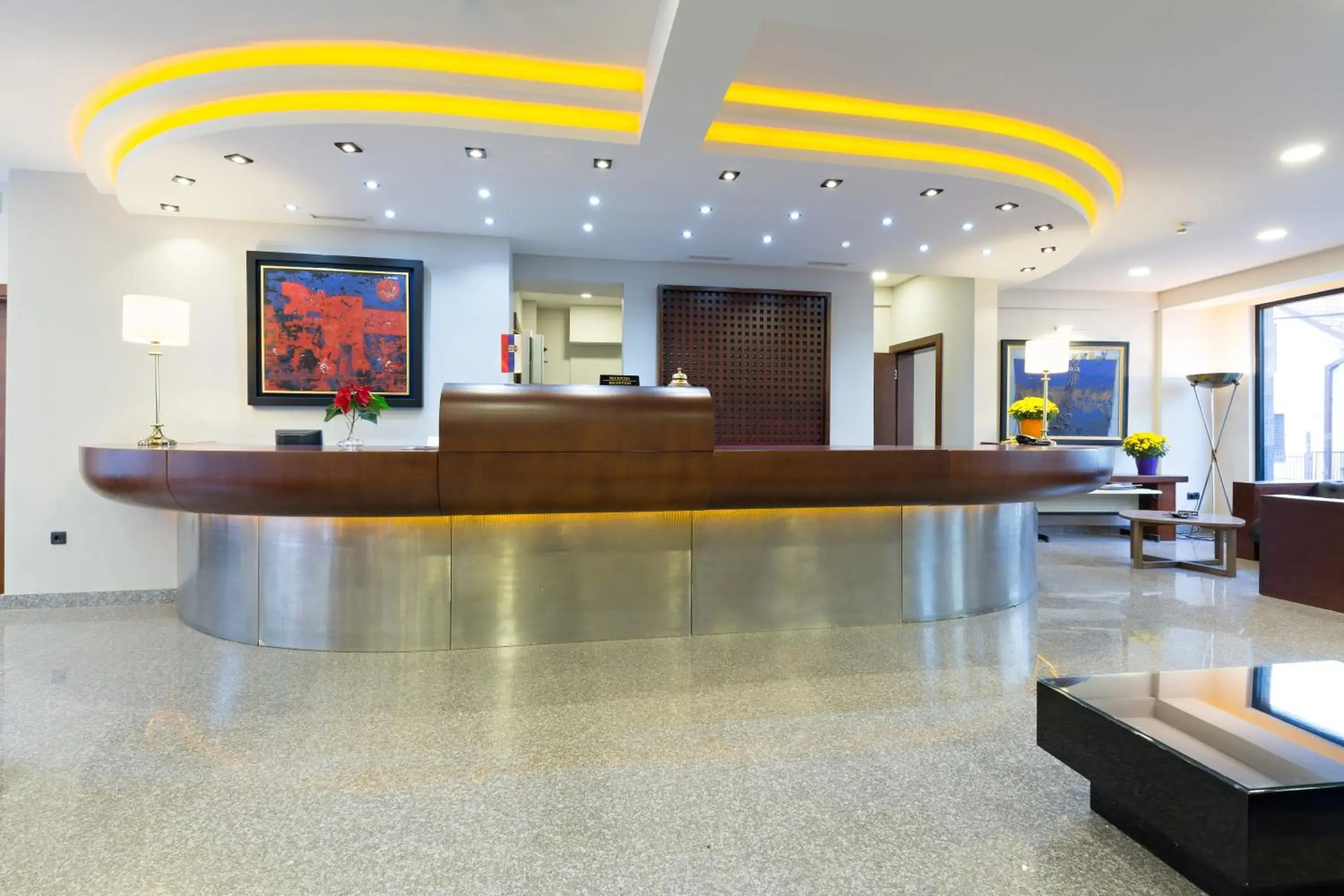 Lobby or reception in Hotel Sterling Garni Lobby or reception in Hotel Sterling Garni