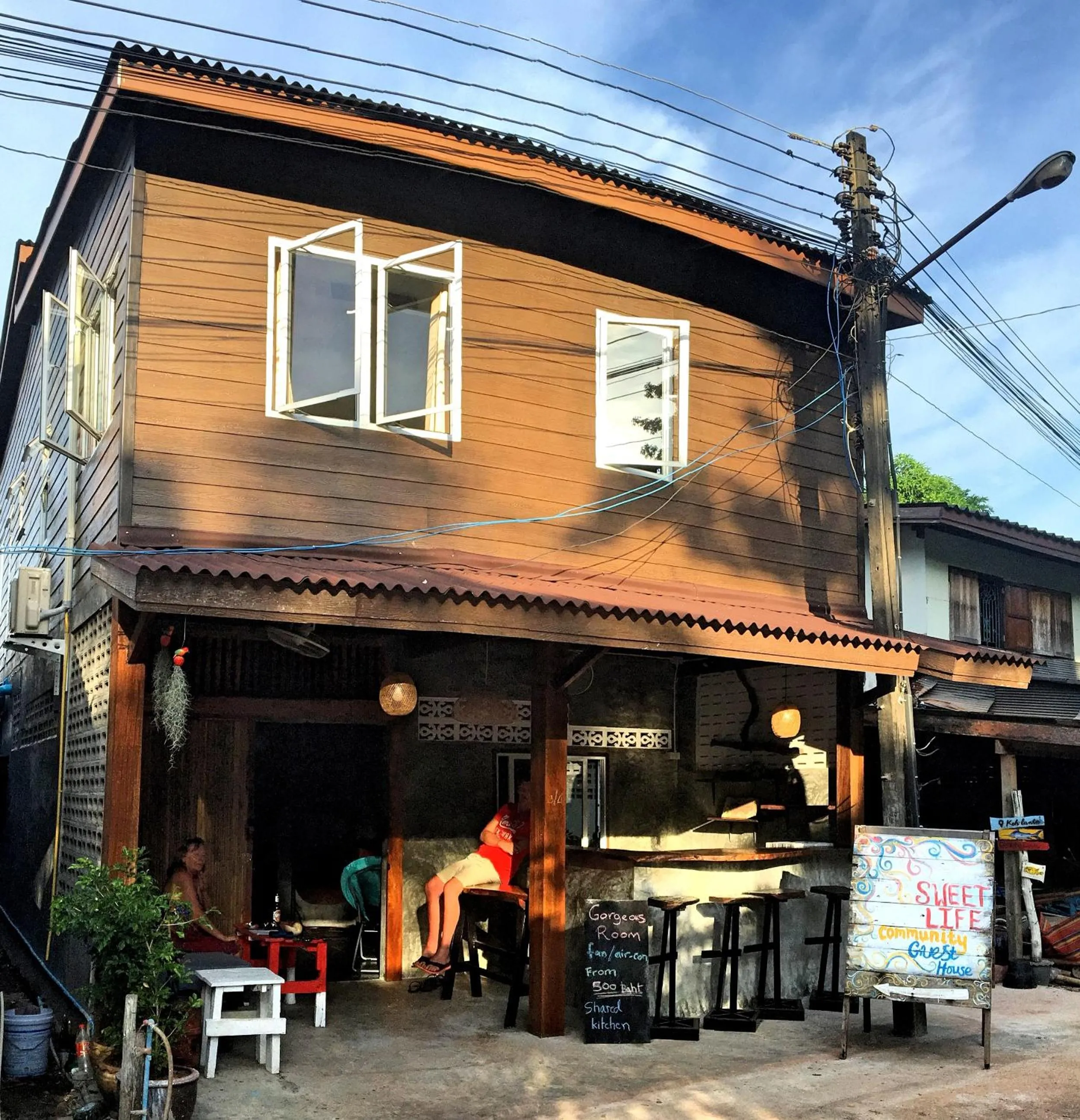 Facade/entrance in Sweet Life Guesthouse