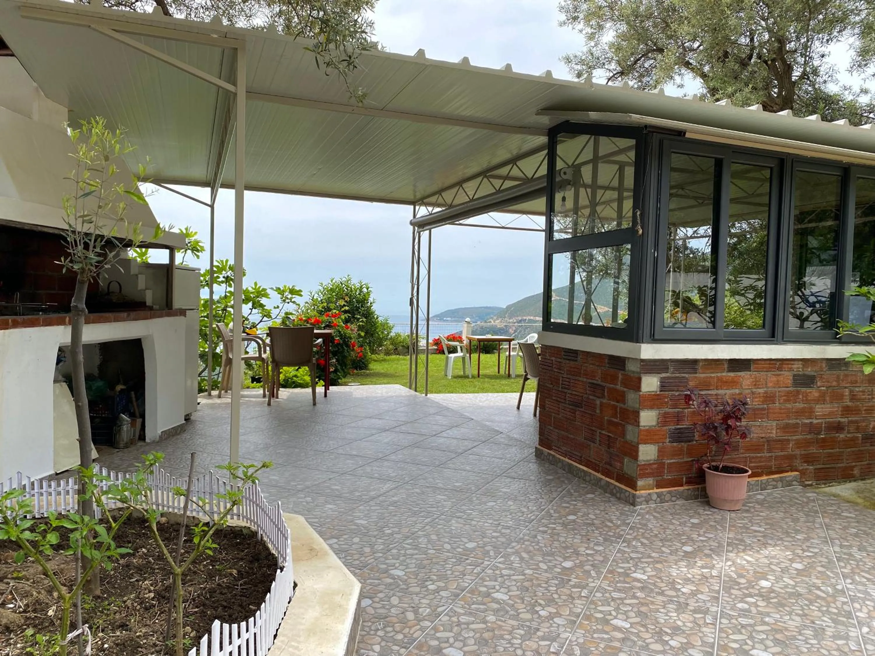 Patio in OniRana Apartments