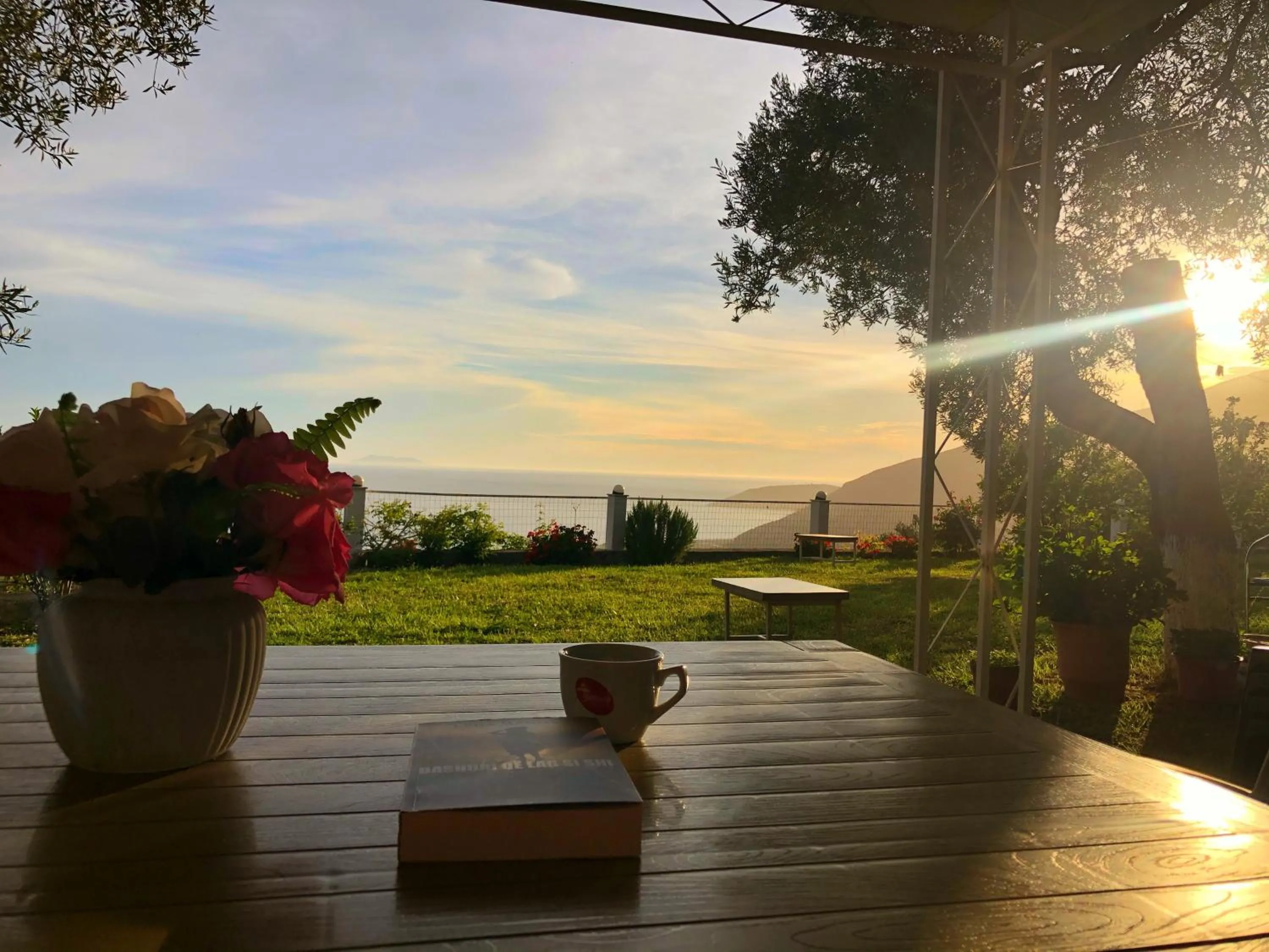 Sunset in OniRana Apartments