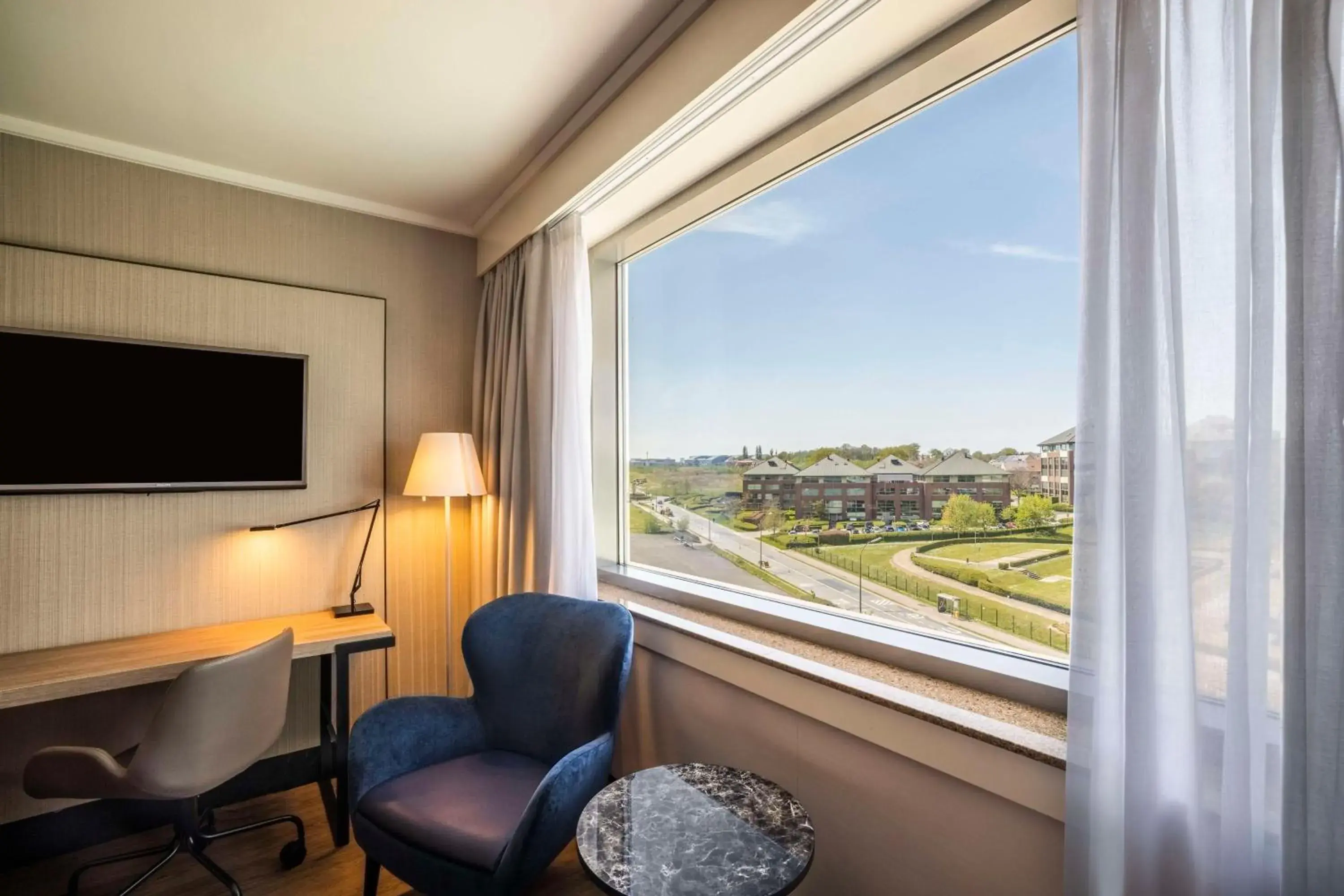 Bedroom in NH Brussels Airport Bedroom in NH Brussels Airport