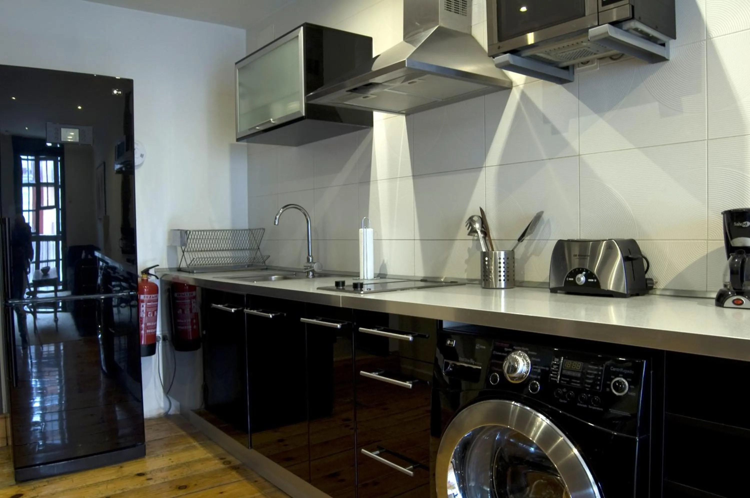 Kitchen or kitchenette in Apartamentos Ondoloin