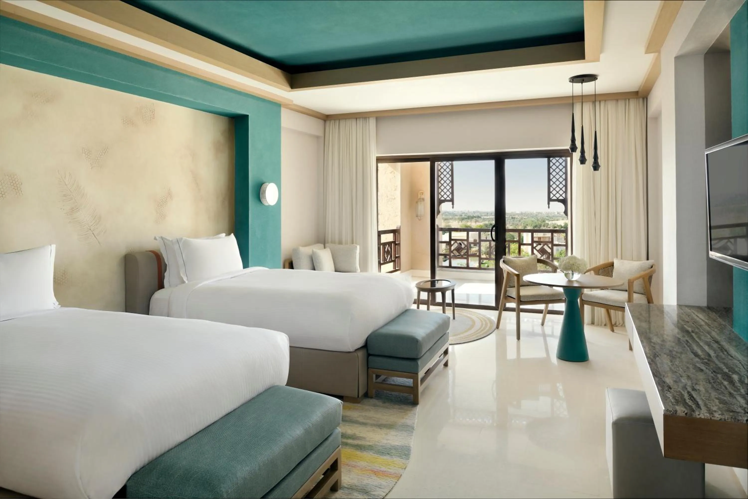 Bed in InterContinental Durrat Al Riyadh Resort & Spa by IHG