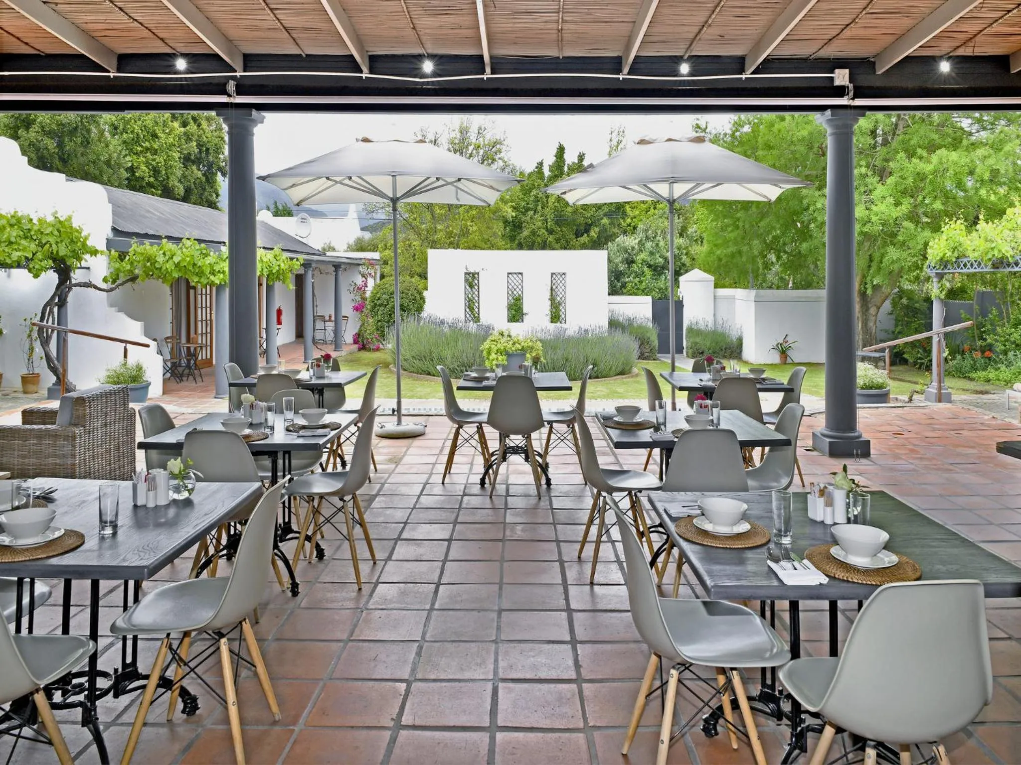 Patio in Mont d'Or Franschhoek
