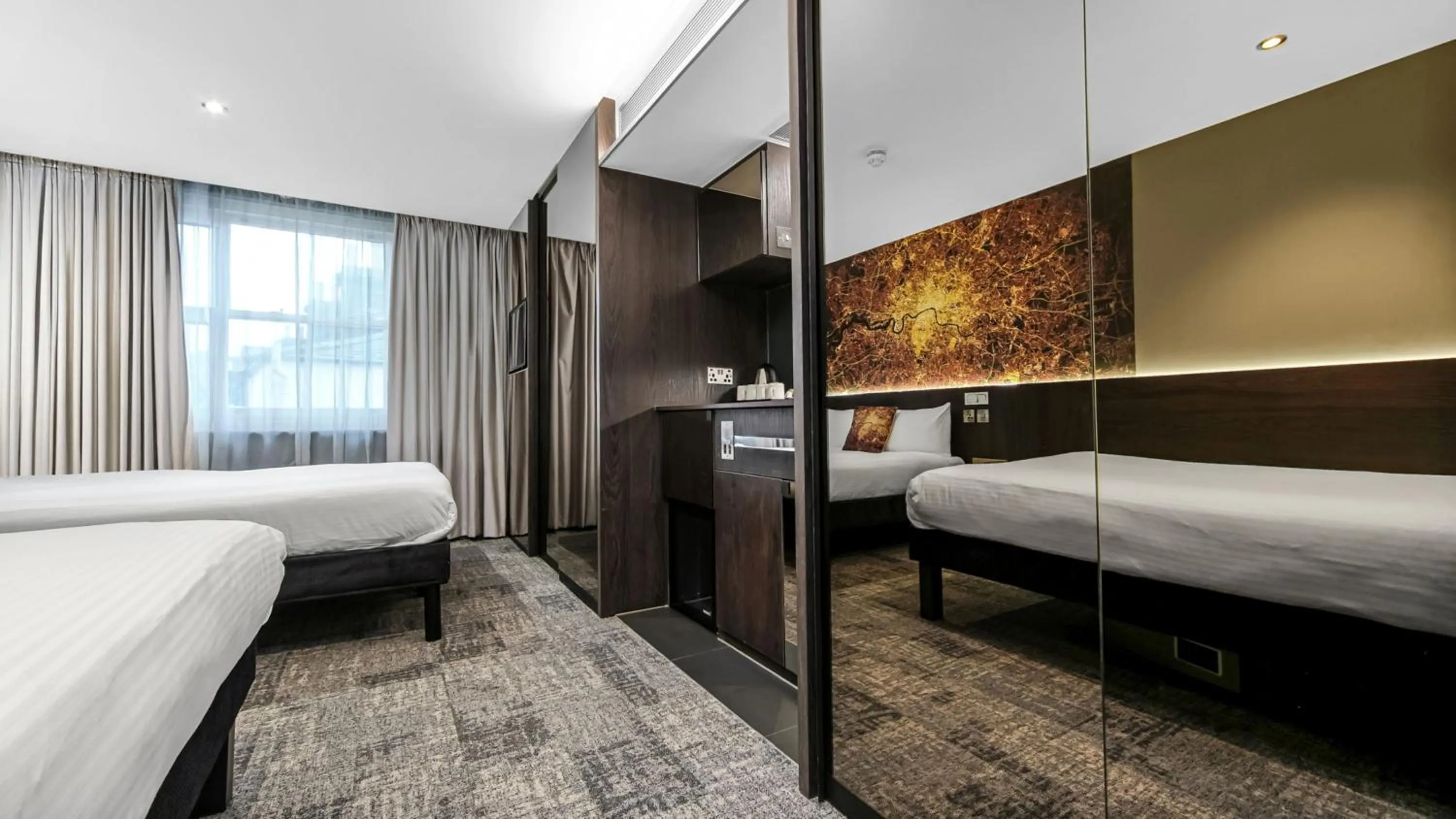 Bedroom, Bed in Heeton Concept Hotel – Luma Hammersmith