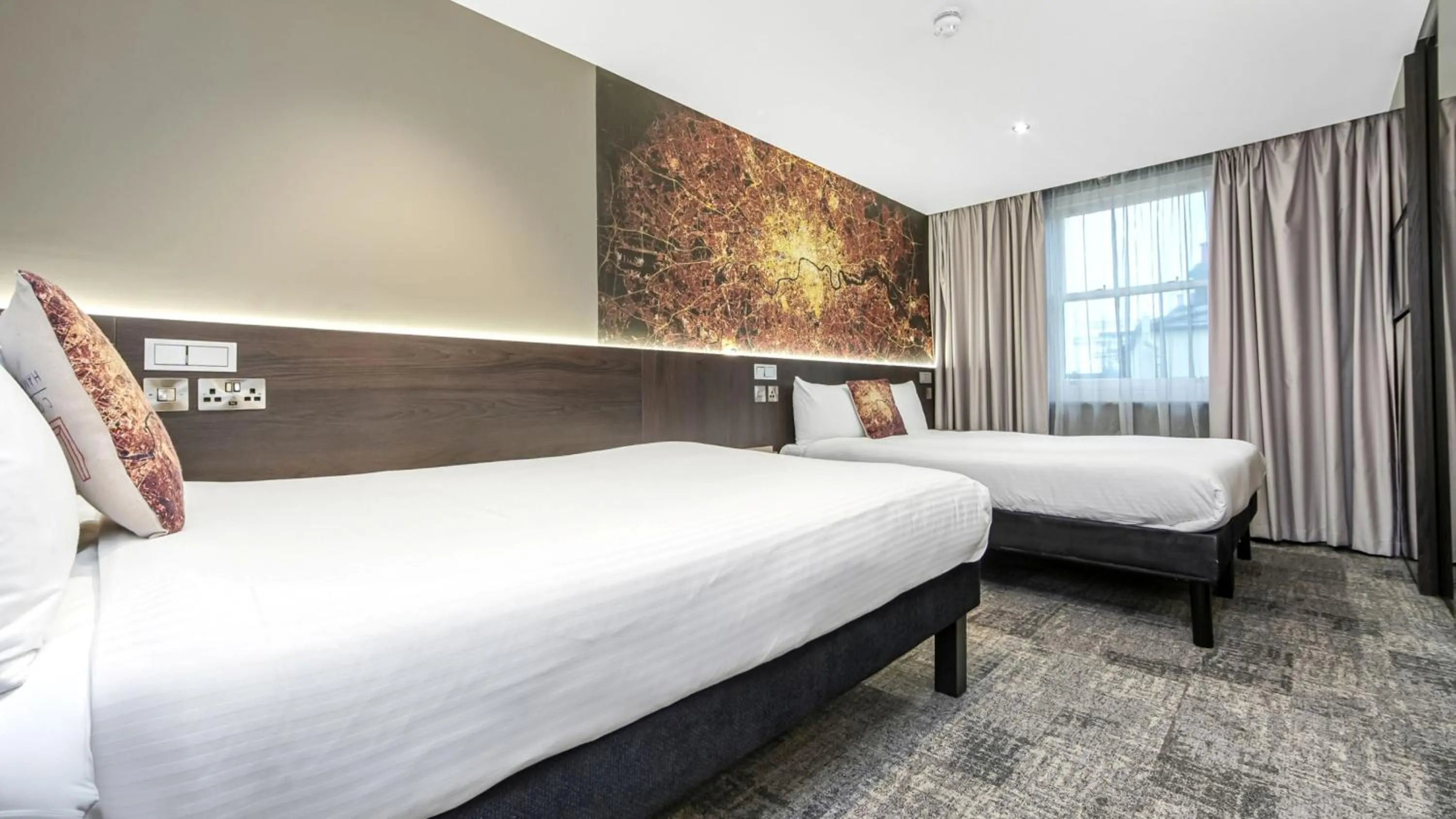 Bedroom, Bed in Heeton Concept Hotel – Luma Hammersmith