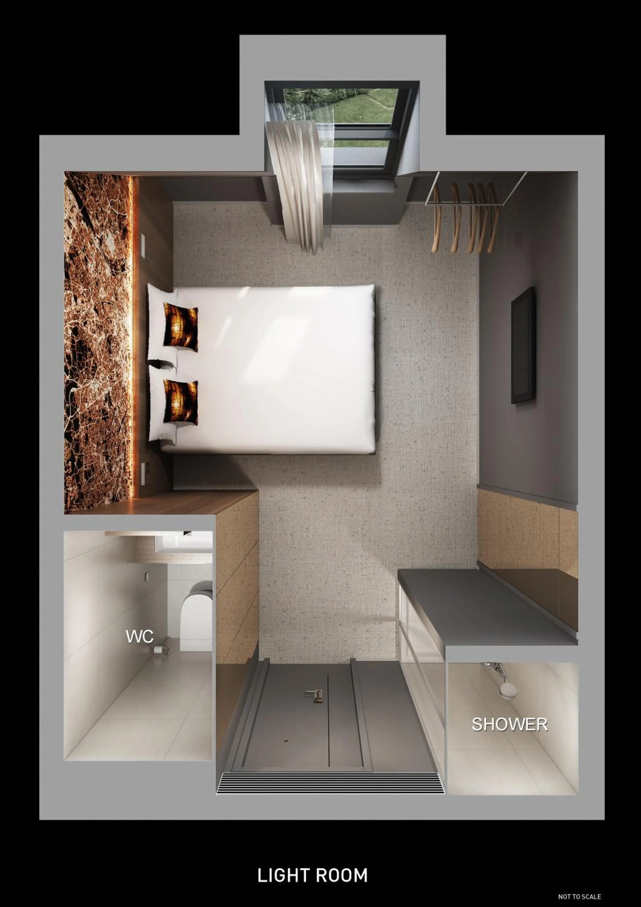 Photo of the whole room in Heeton Concept Hotel – Luma Hammersmith