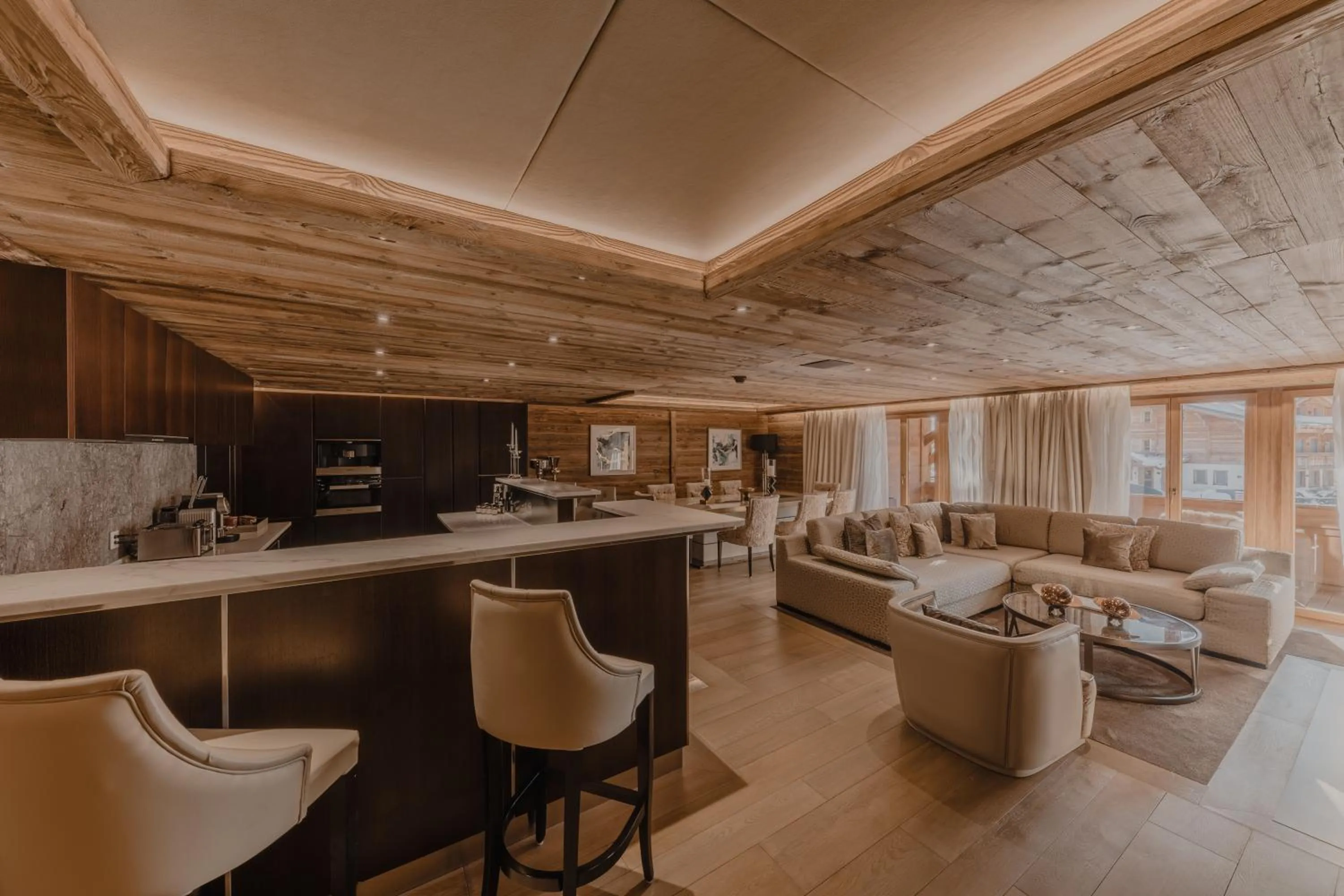 Living room in Ultima Hotel Gstaad