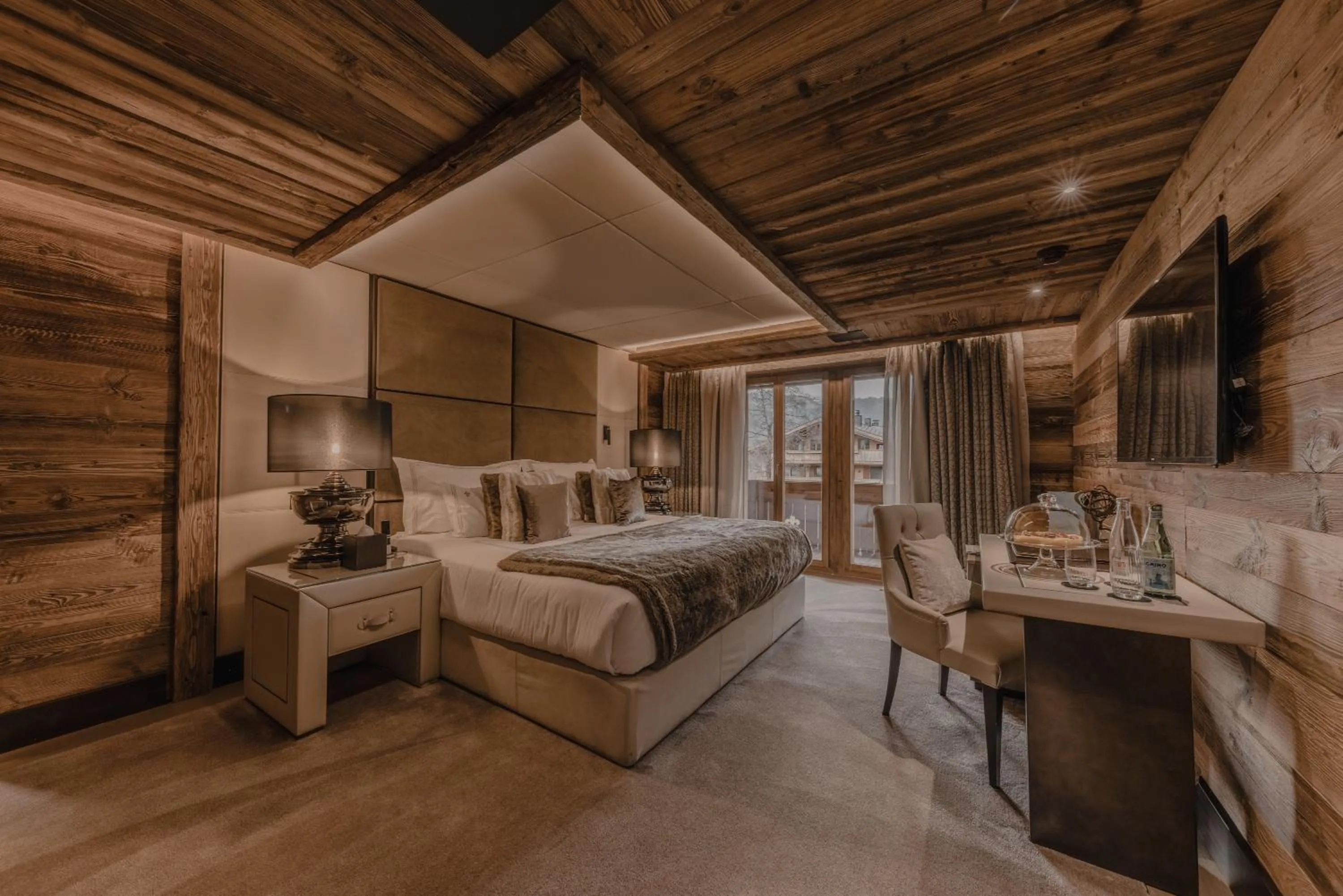 Bed in Ultima Hotel Gstaad