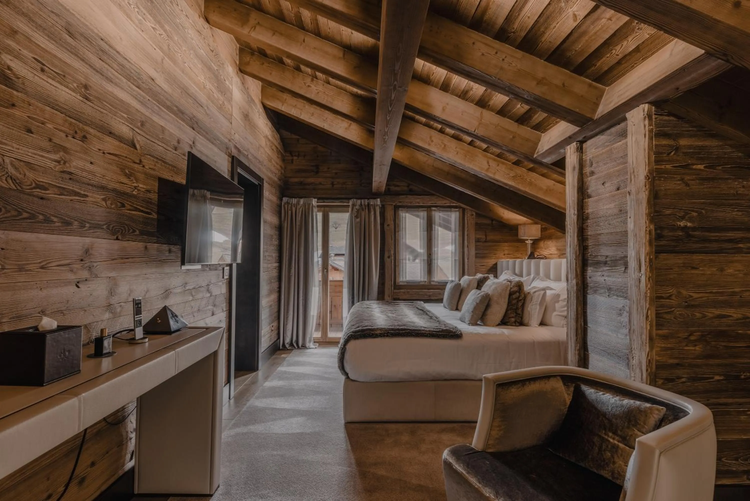 Bed in Ultima Hotel Gstaad