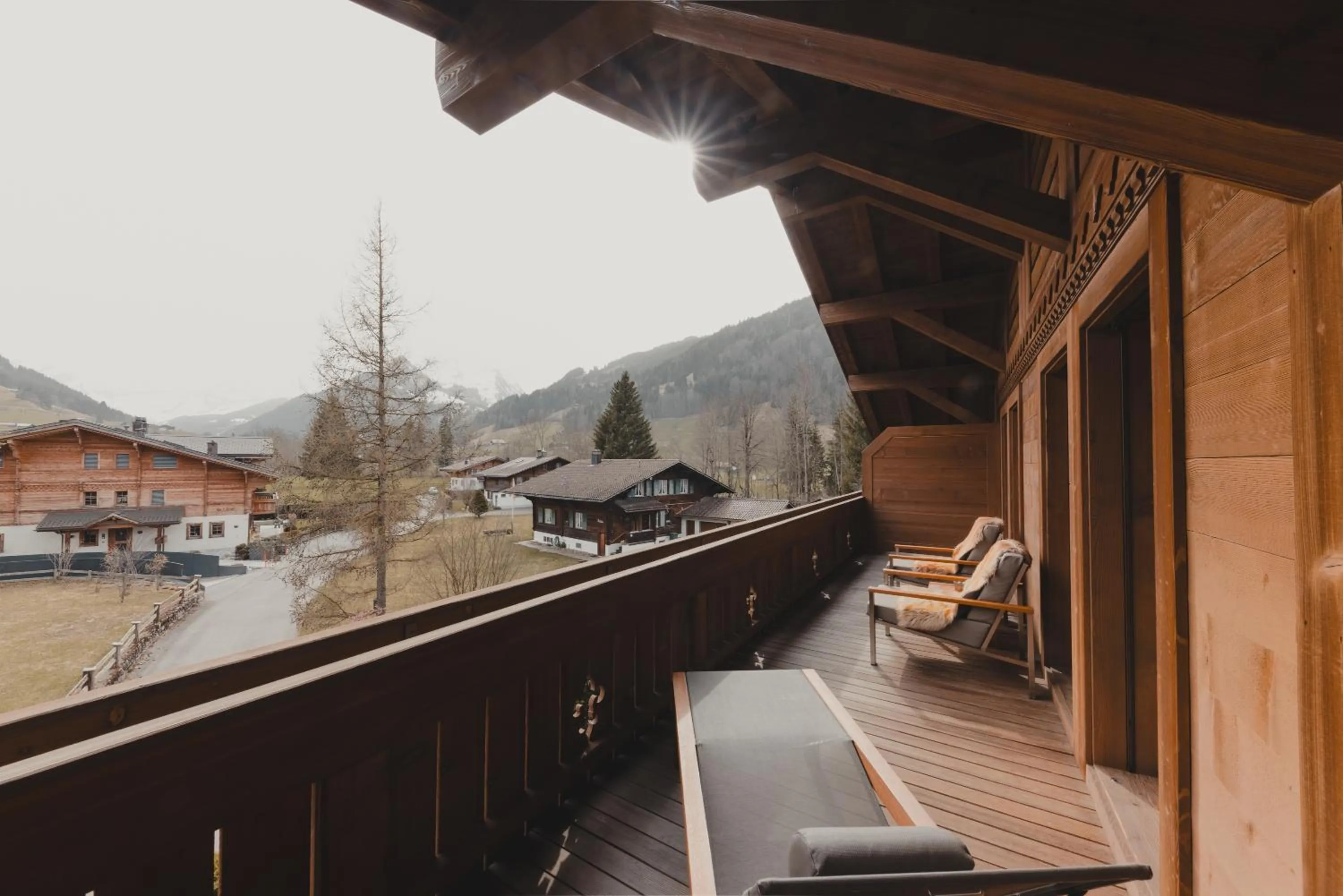 Natural landscape in Ultima Hotel Gstaad