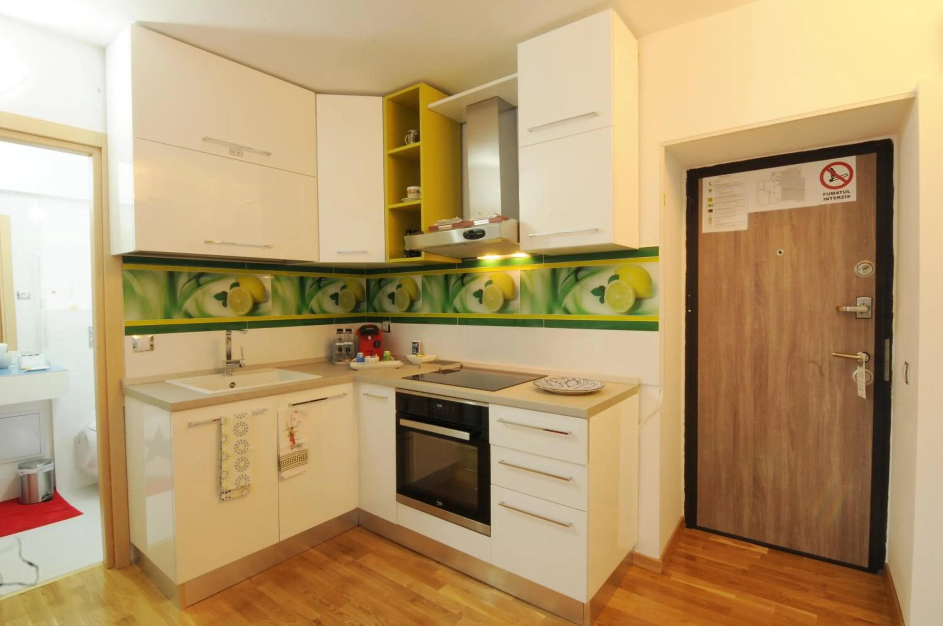 Kitchen or kitchenette in White Dream Suites