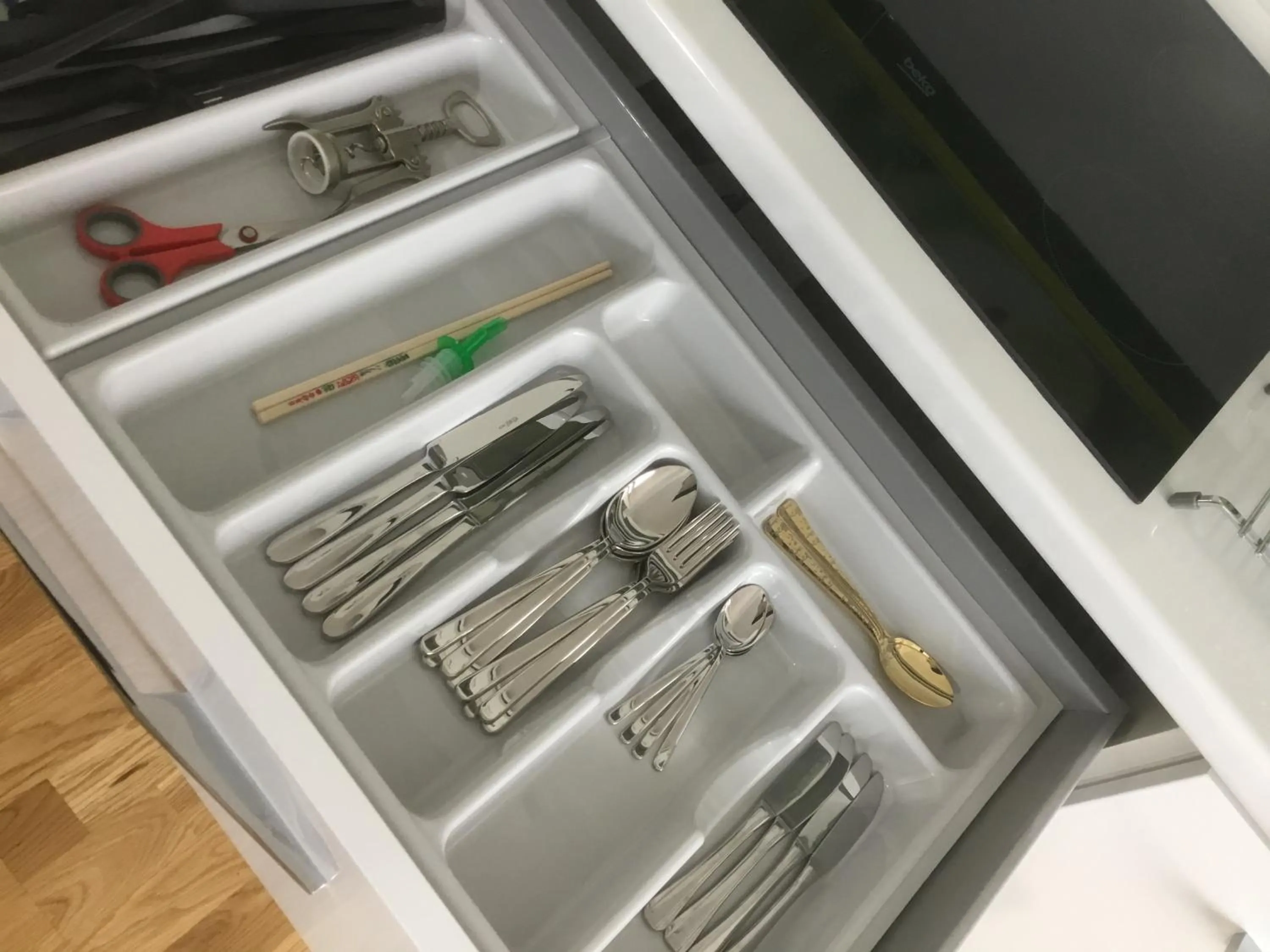 Dining area in White Dream Suites