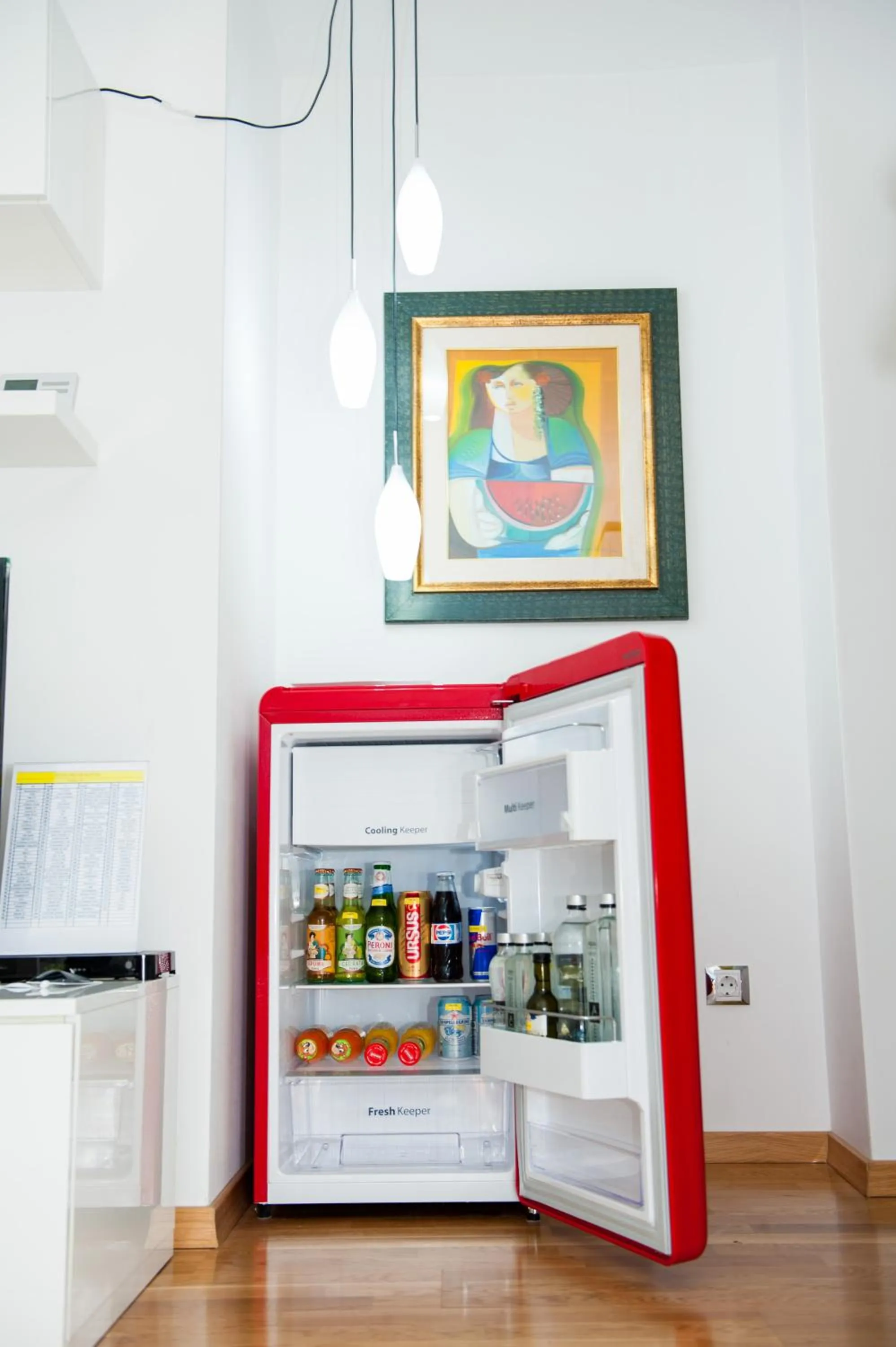 Living room in White Dream Suites