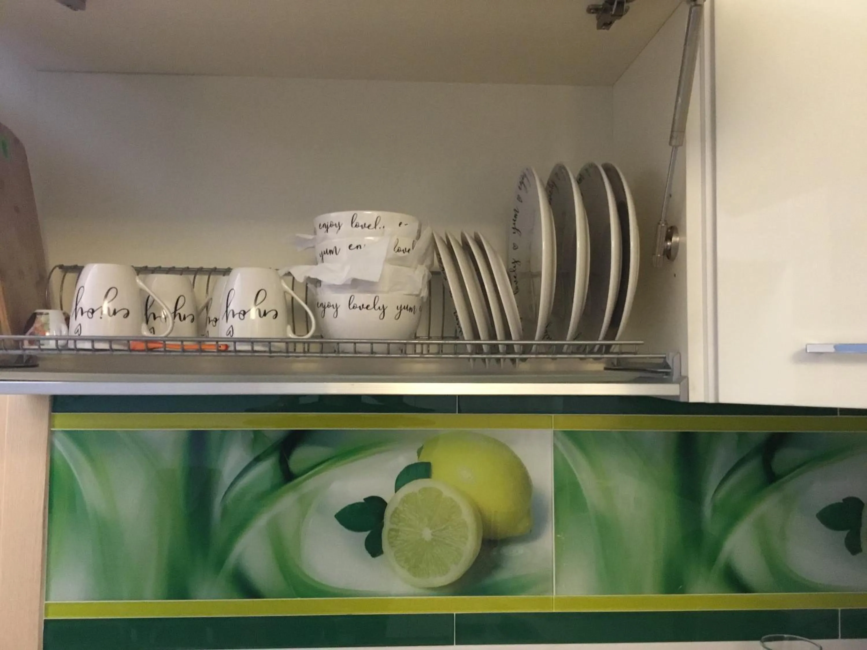 Kitchen or kitchenette in White Dream Suites