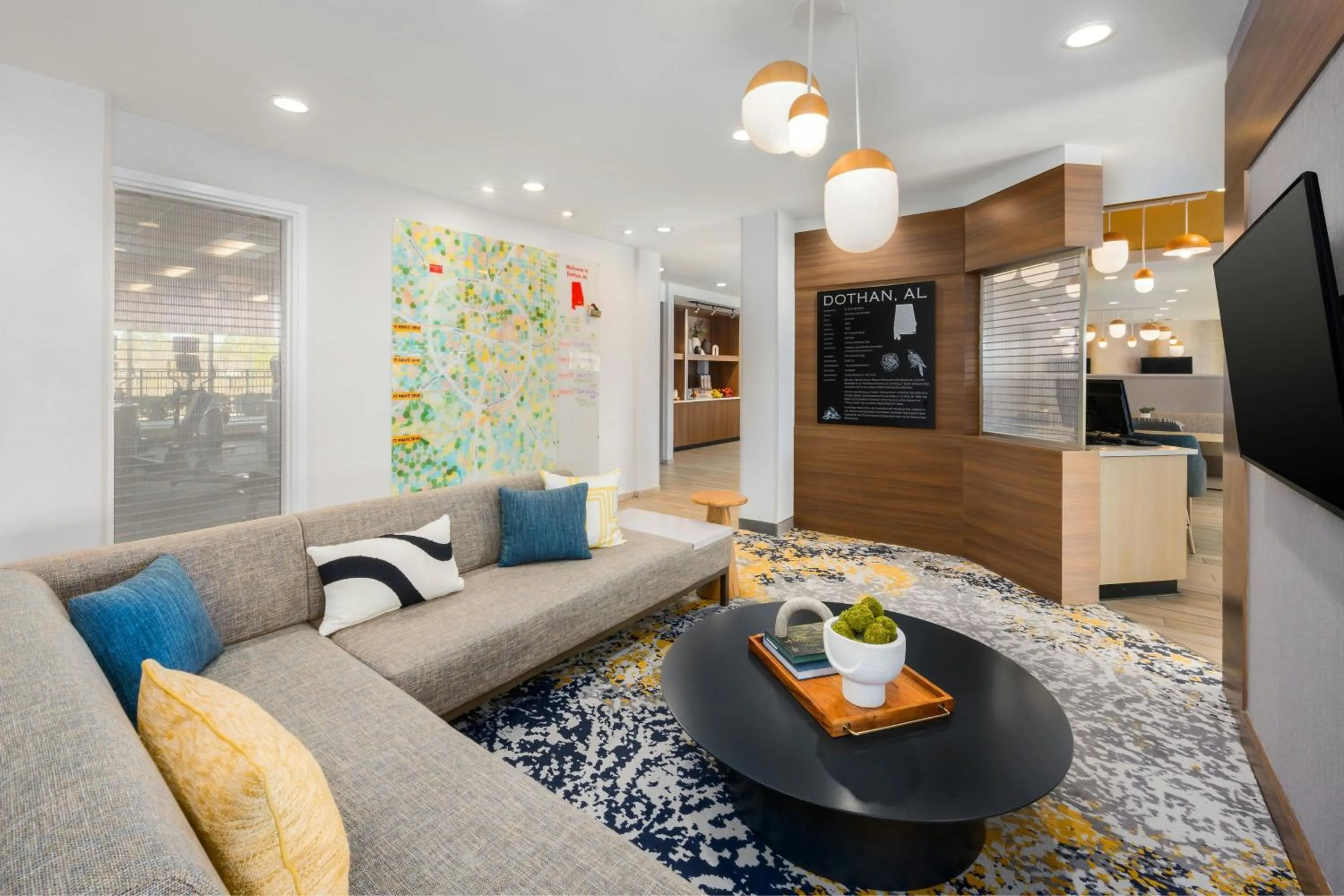 Lobby or reception in TownePlace Suites Dothan