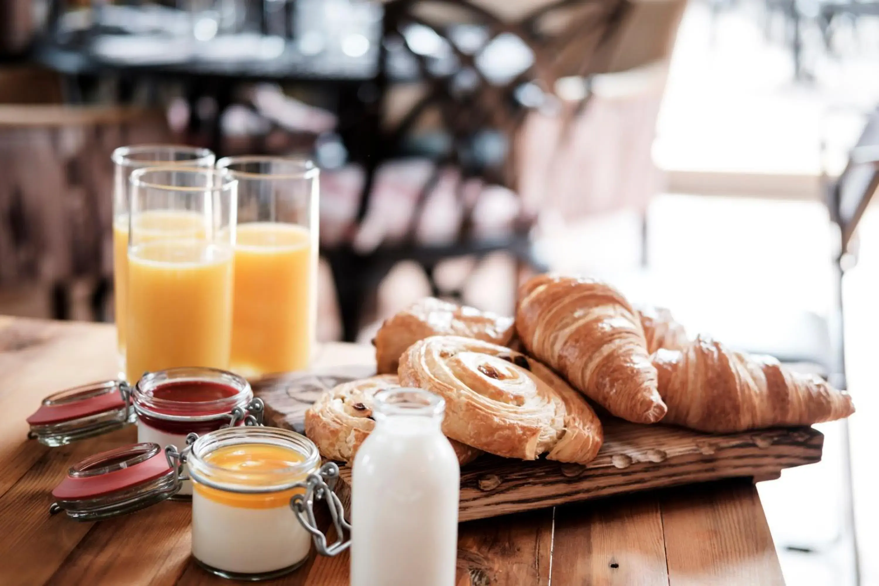 Continental breakfast in Half Moon Continental breakfast in Half Moon