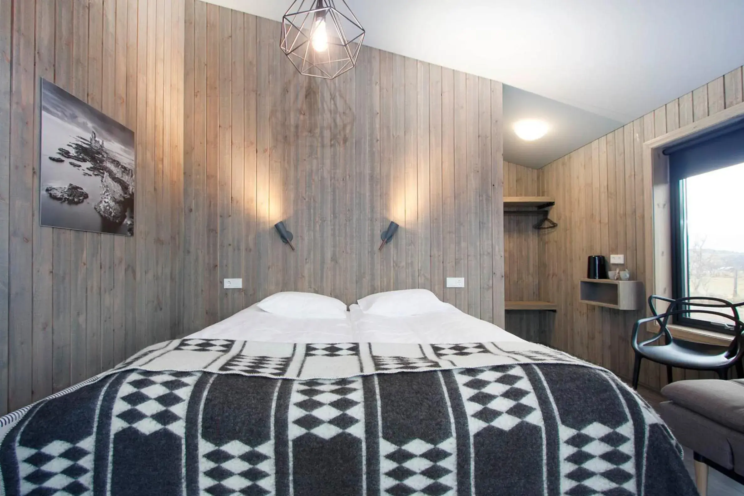 Bedroom, Bed in Arnarstapi Cottages Bedroom, Bed in Arnarstapi Cottages