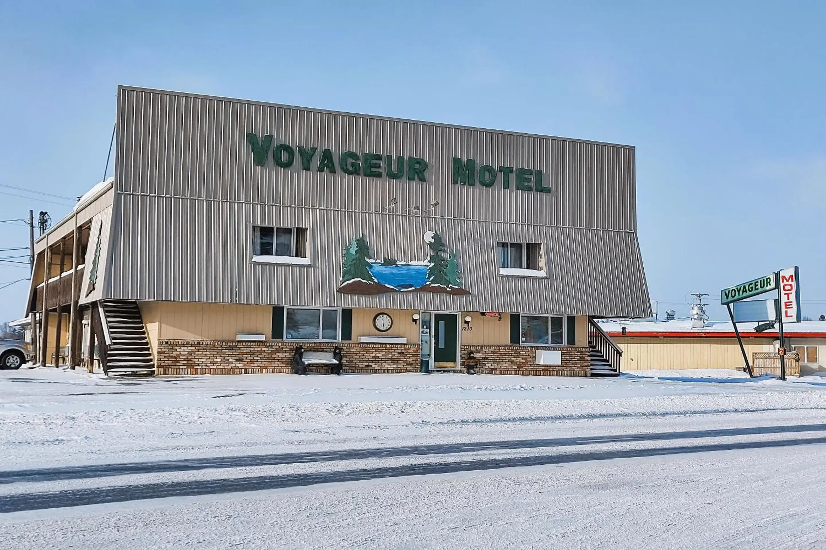 Facade/entrance in Love Hotels Voyageur by OYO at International Falls MN Facade/entrance in Love Hotels Voyageur by OYO at International Falls MN