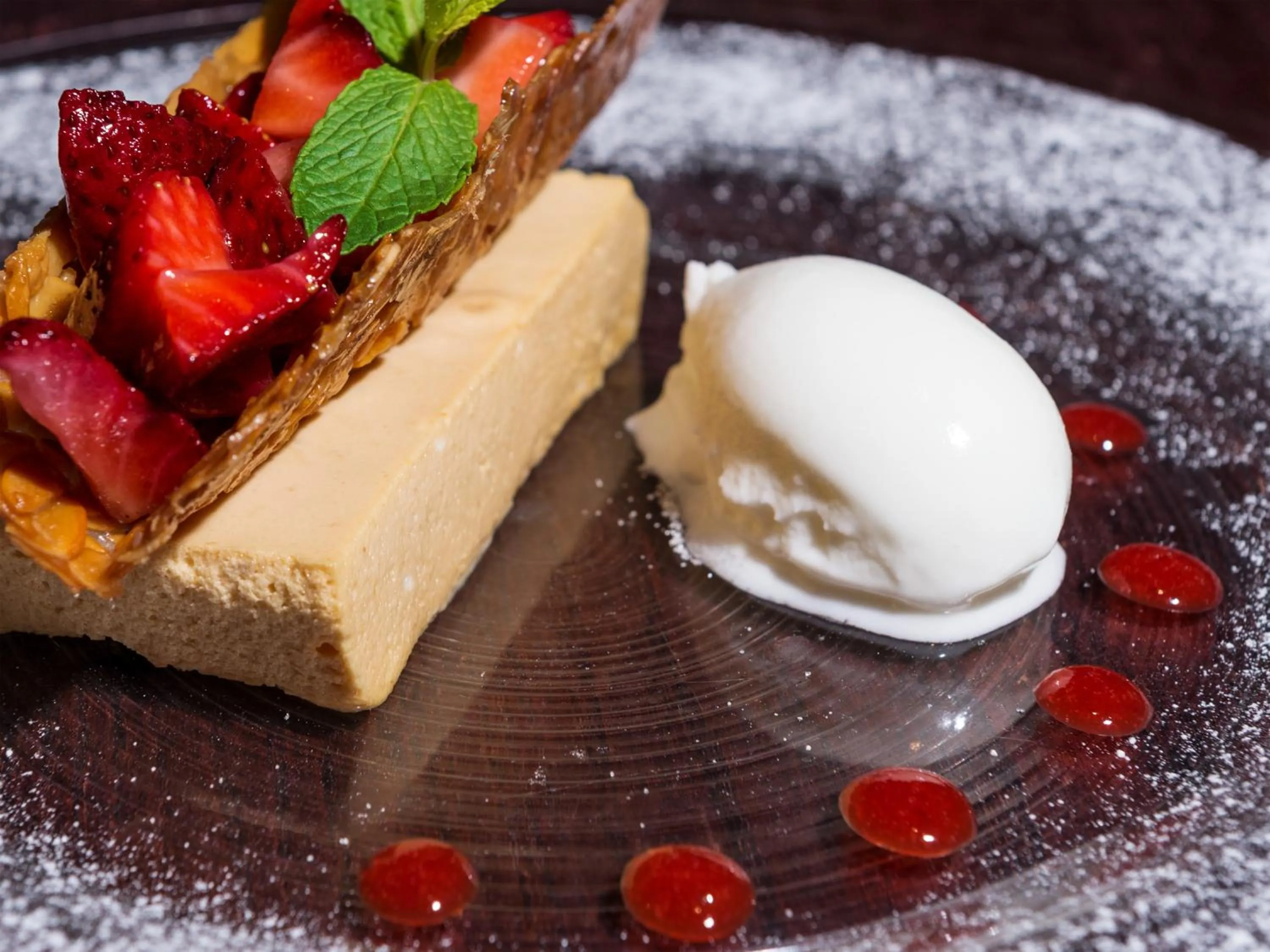 Food close-up in Hotel de Bordeaux