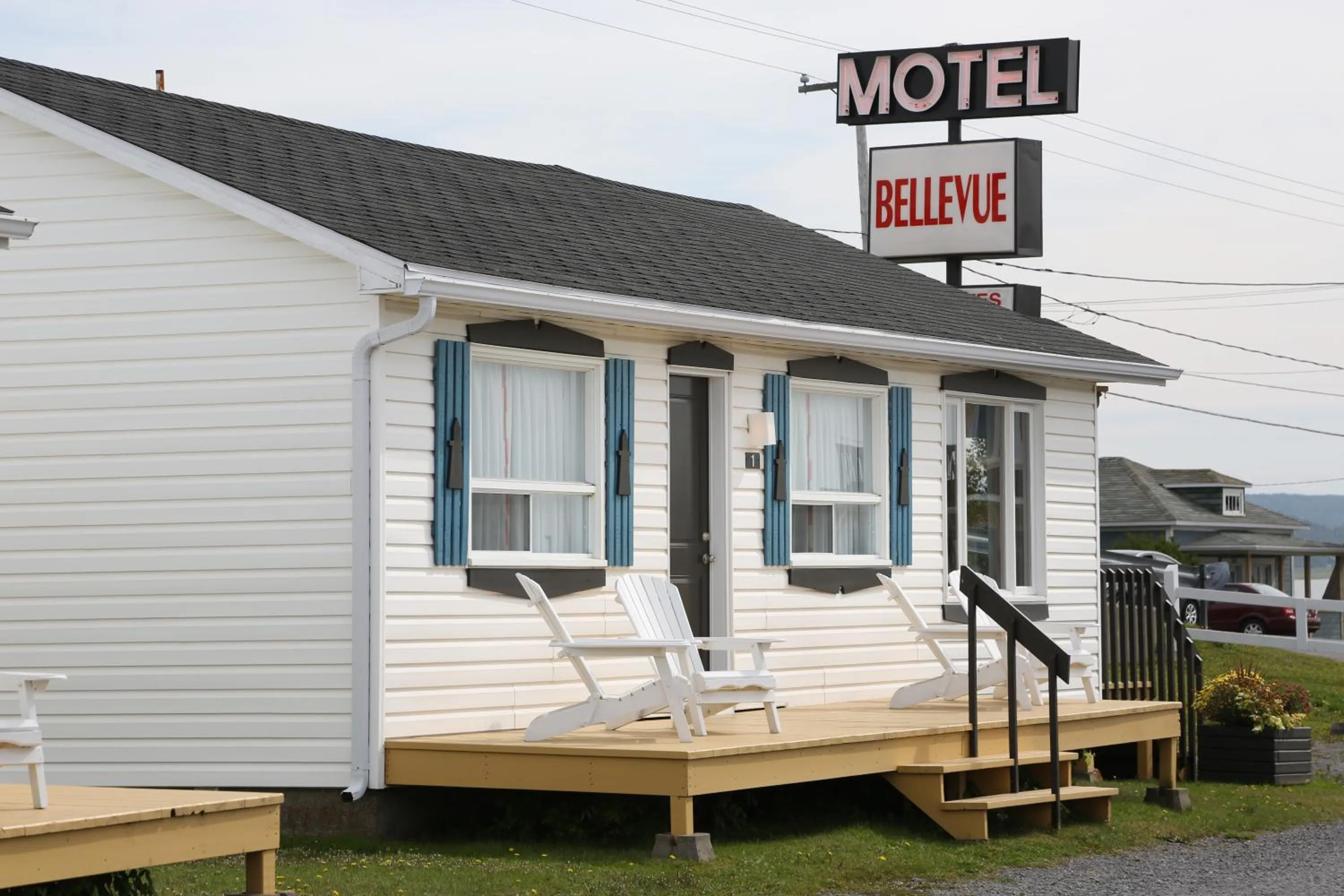 Facade/entrance in Motel Bellevue