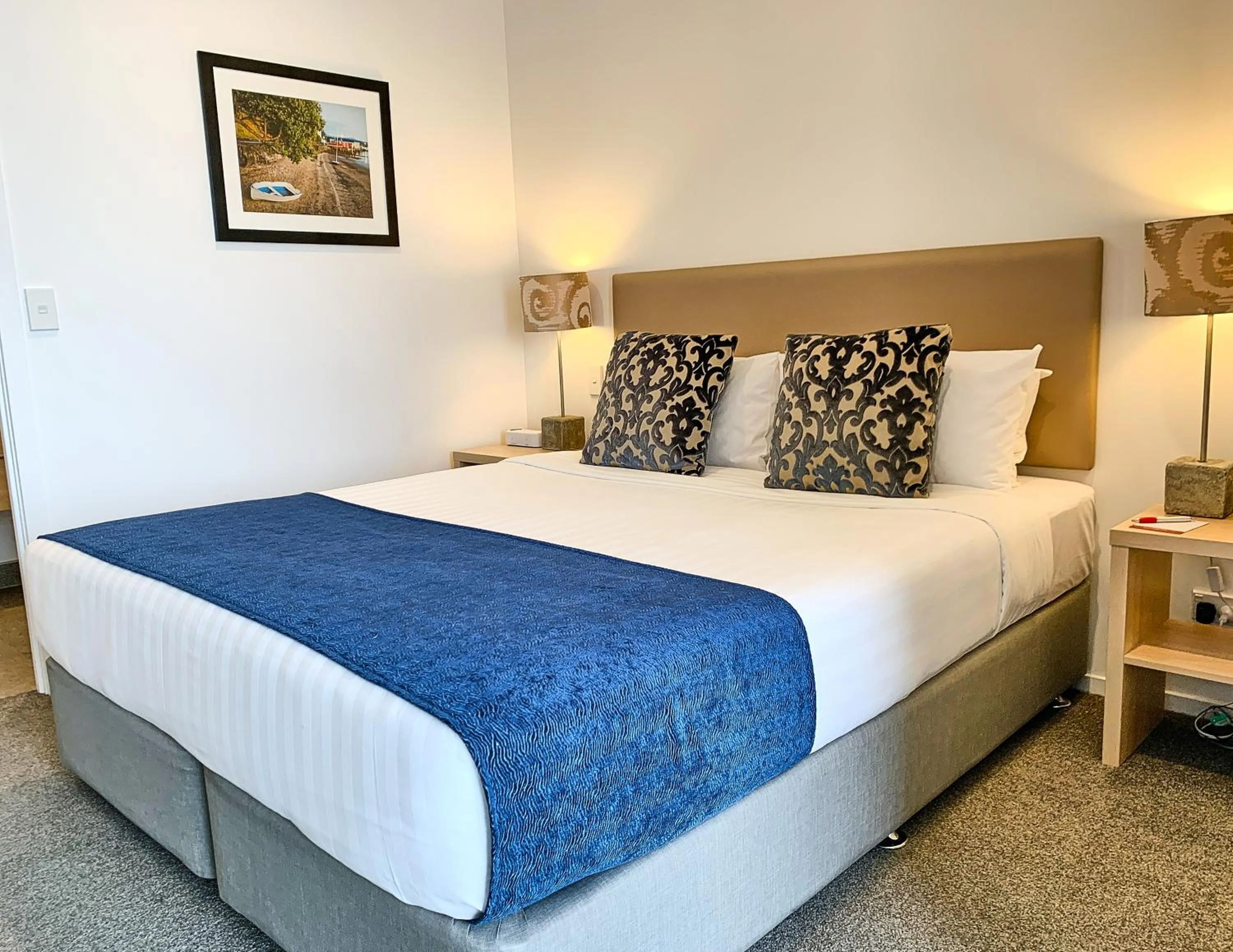 Bed in Ramada Suites by Wyndham Albany