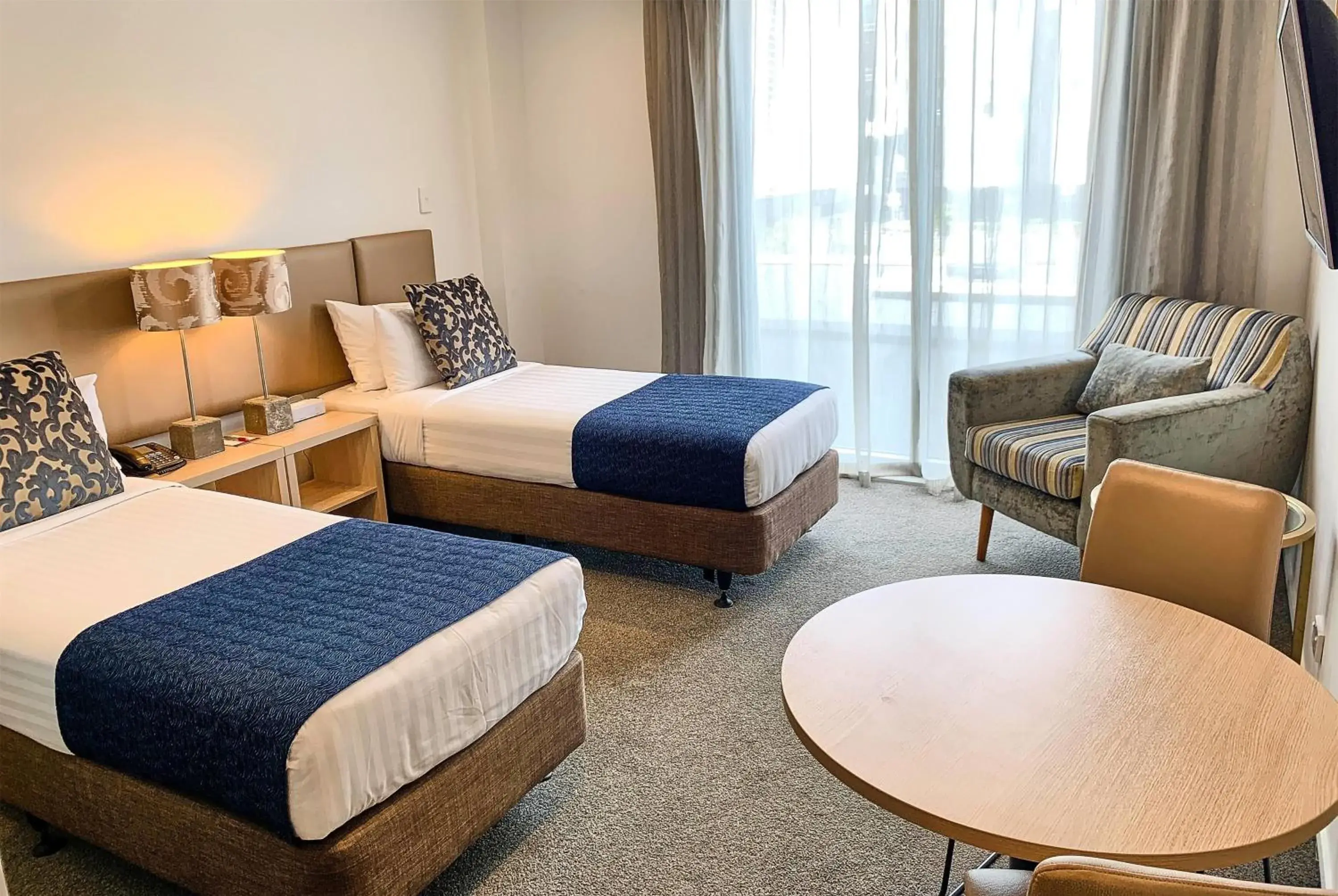 Photo of the whole room, Bed in Ramada Suites by Wyndham Albany Photo of the whole room, Bed in Ramada Suites by Wyndham Albany