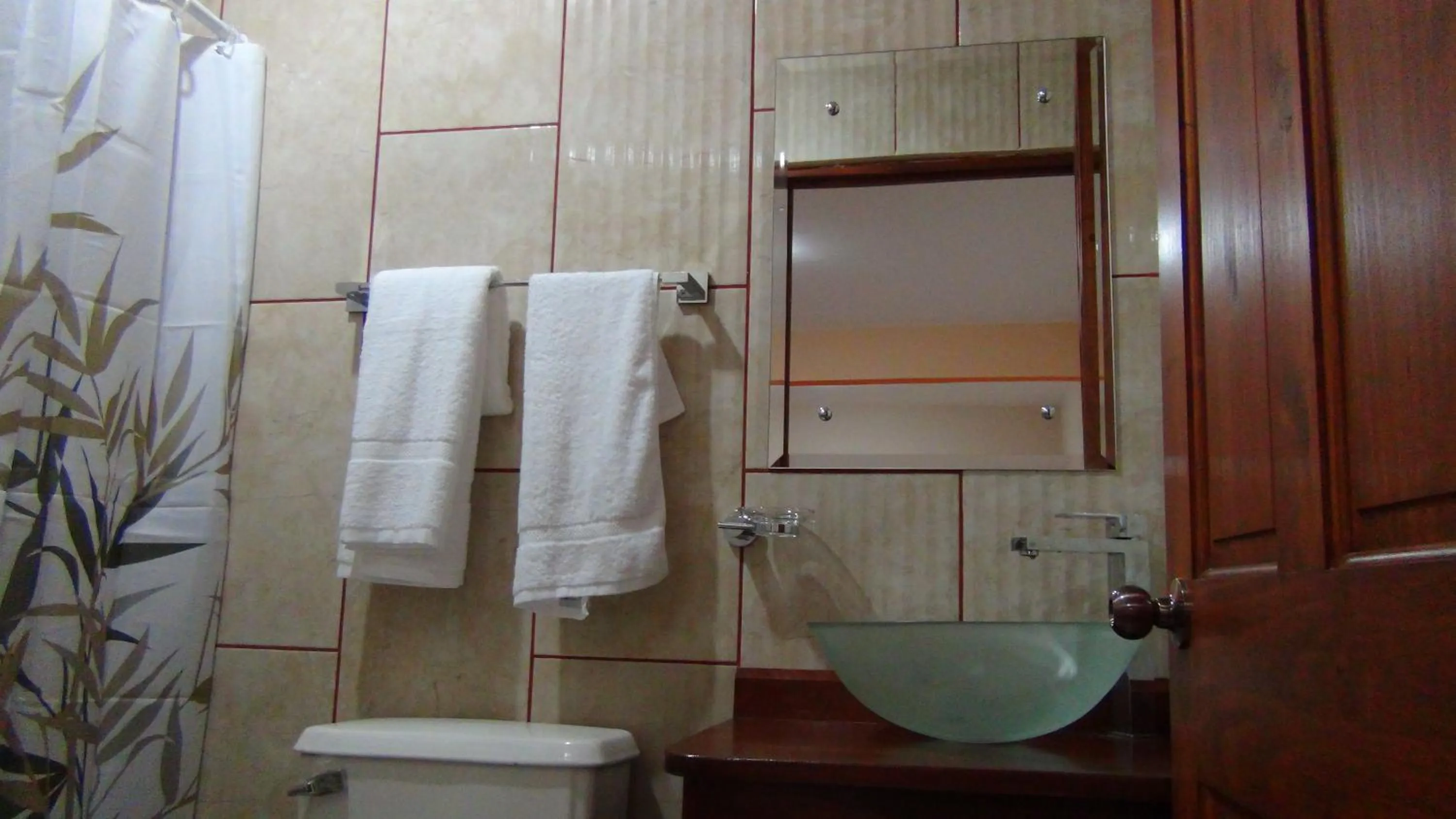 Shower in Mountain Faro Hotel
