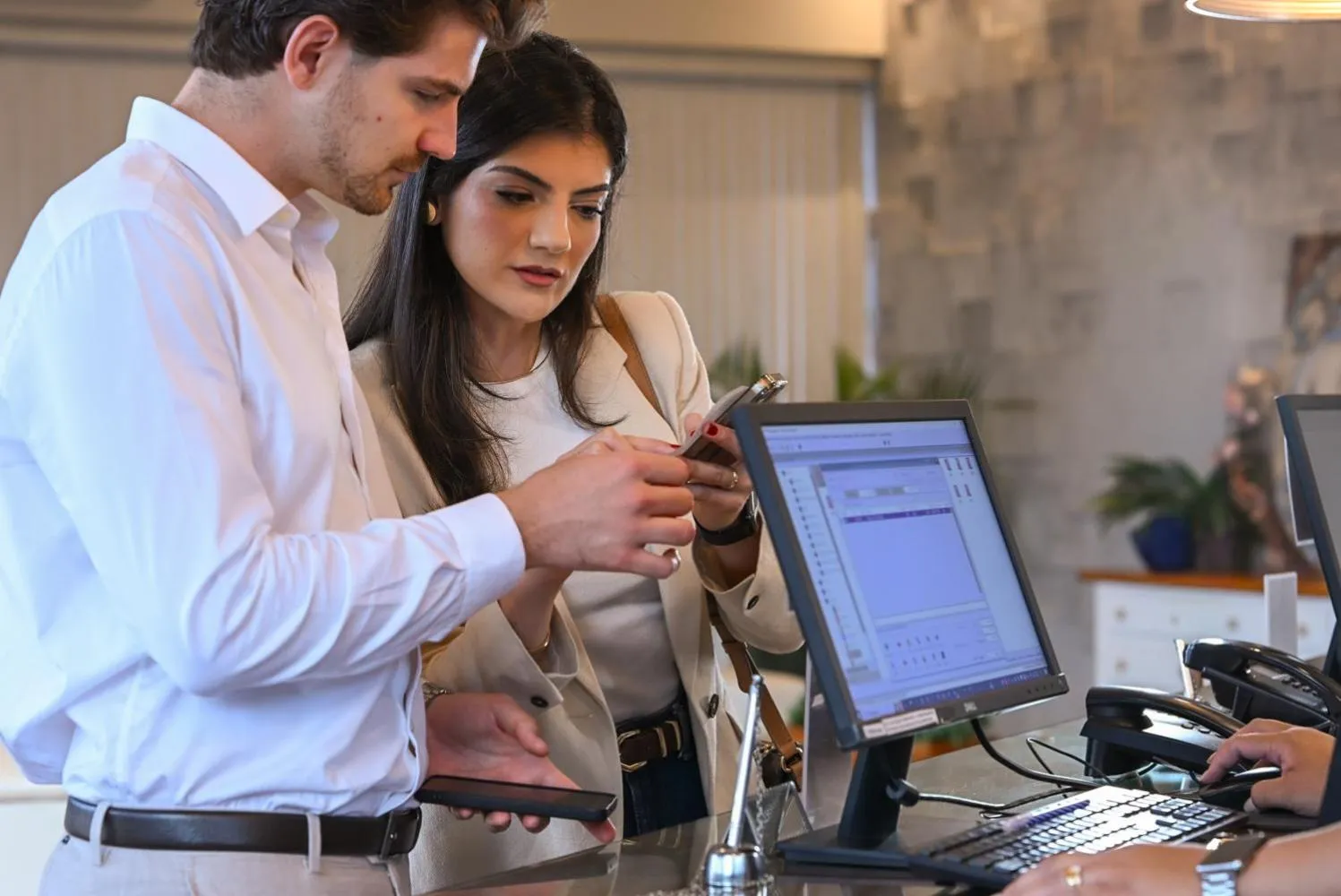 Lobby or reception in Portal Hotel Mogi Mirim
