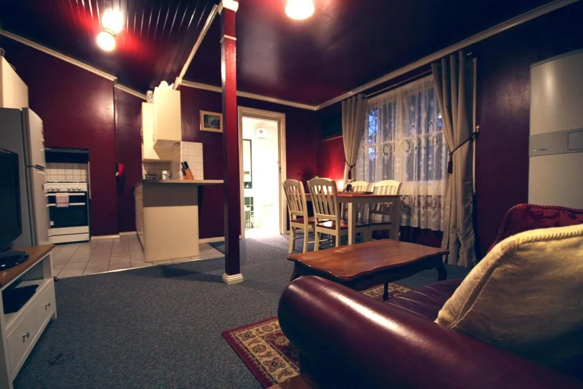 Living room in Lotus Lodges