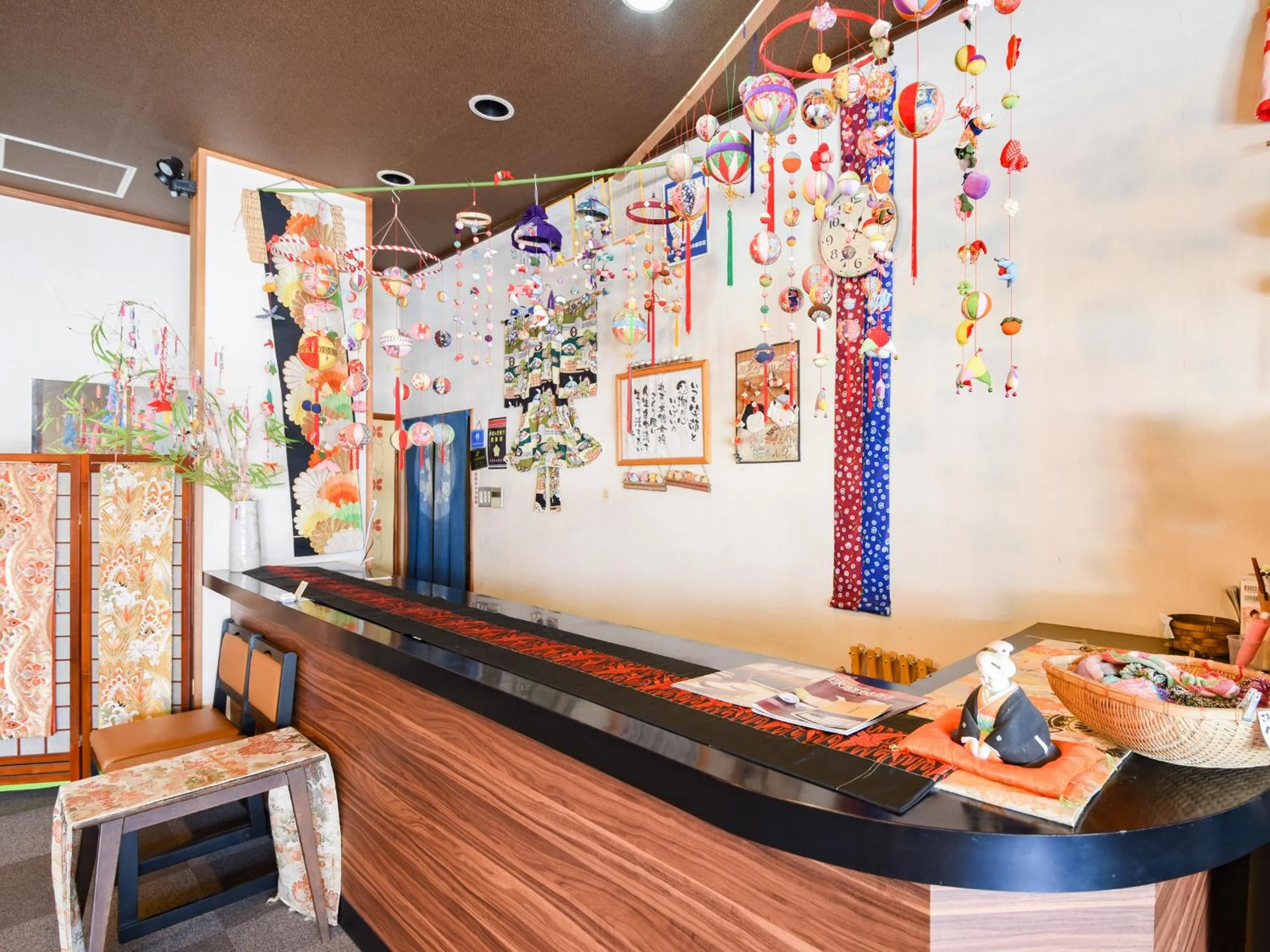 Lobby or reception in Ryokan Marue Honkan