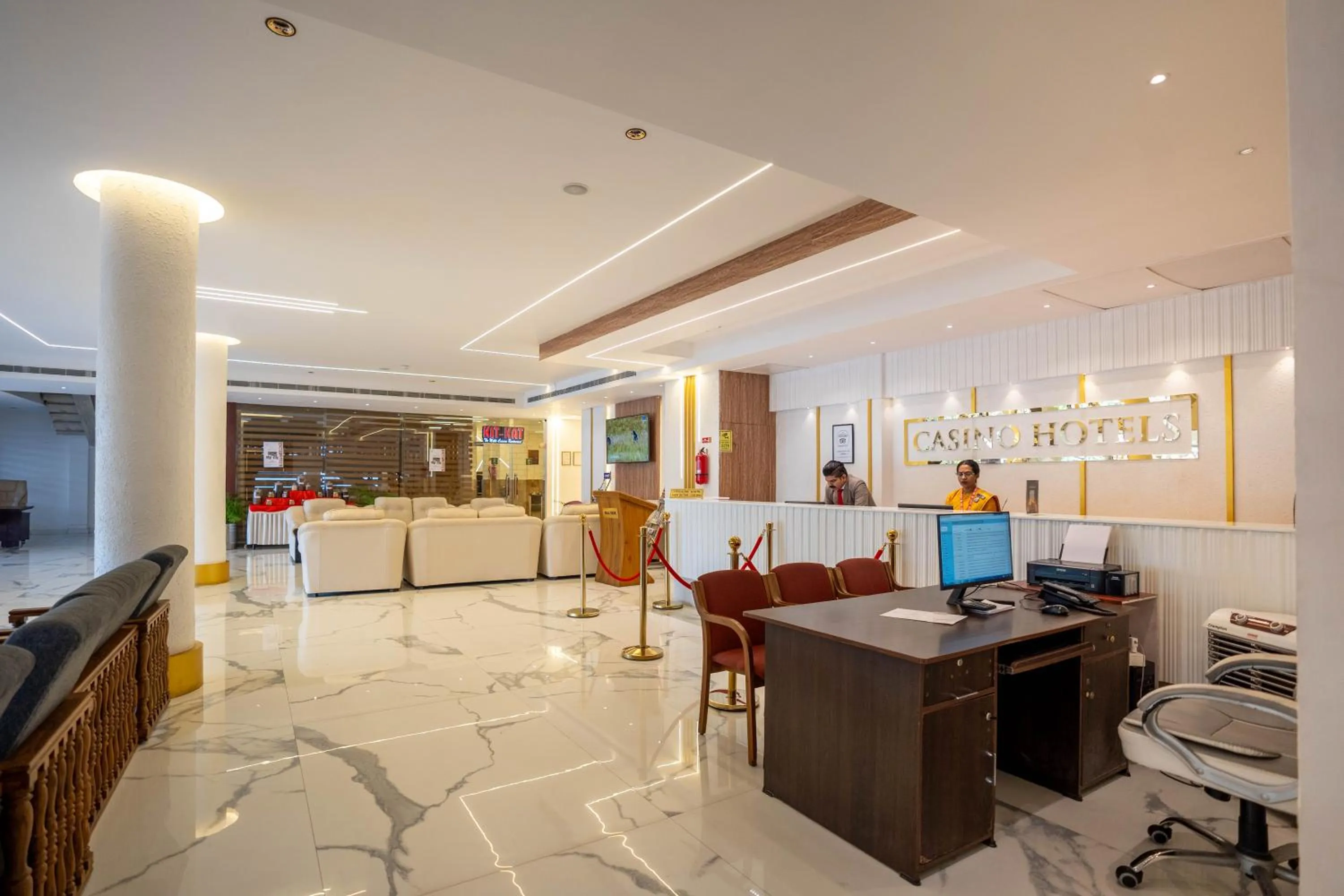 Lobby or reception in Casino Hotels Ltd