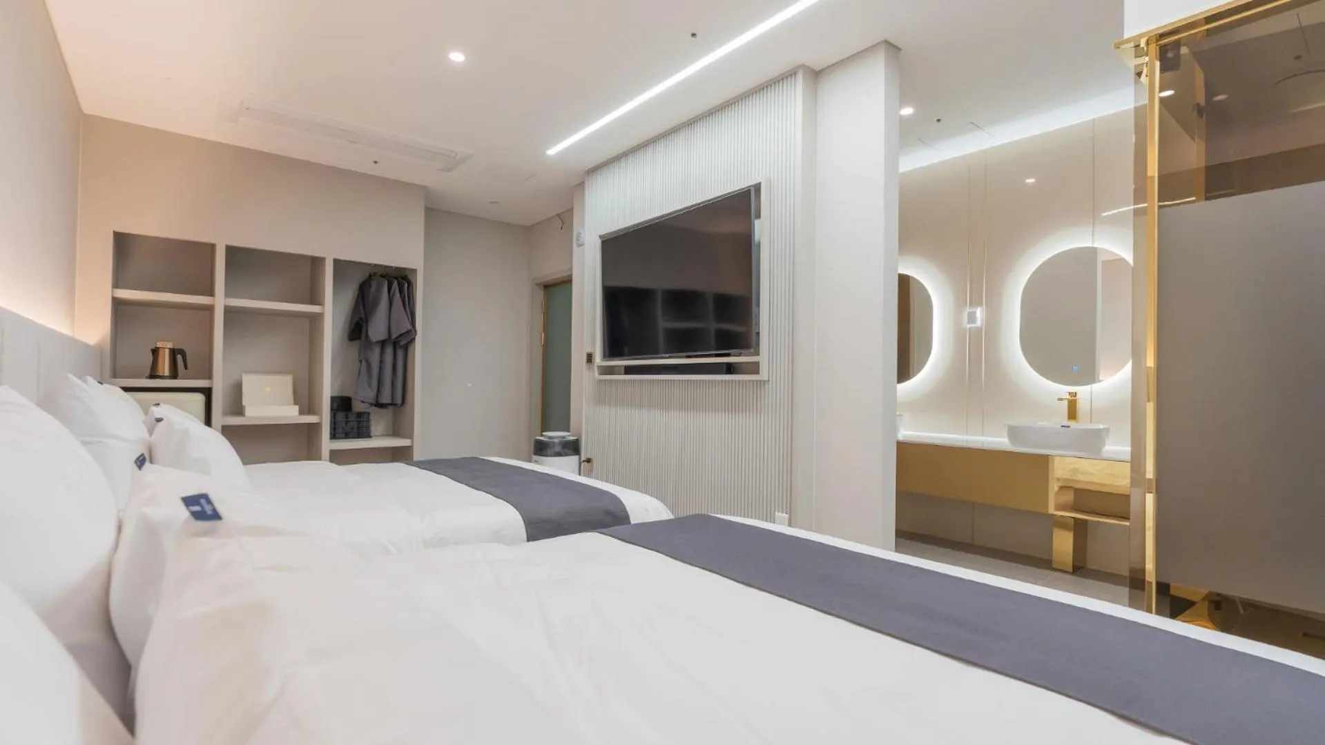 Bed in Denbasta Central Hotel Seomyeon