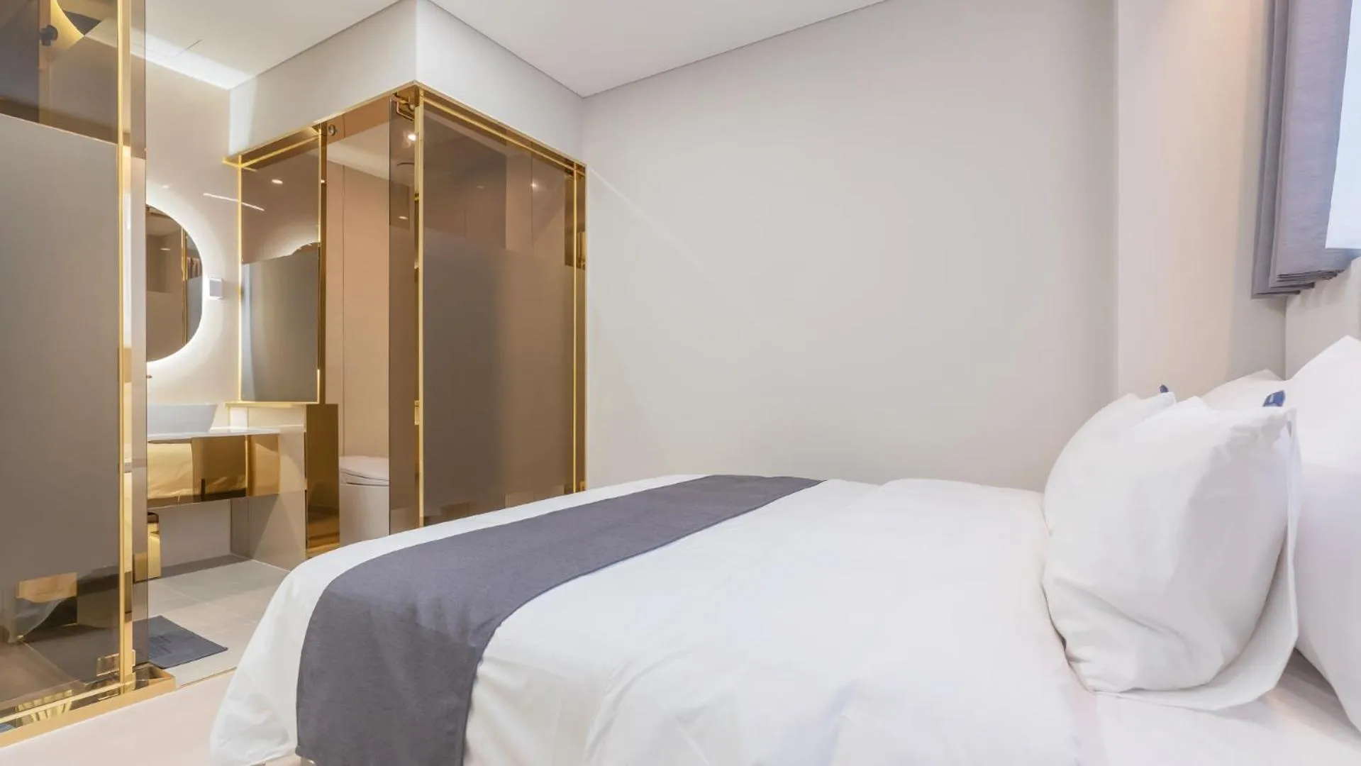 Bed in Denbasta Central Hotel Seomyeon