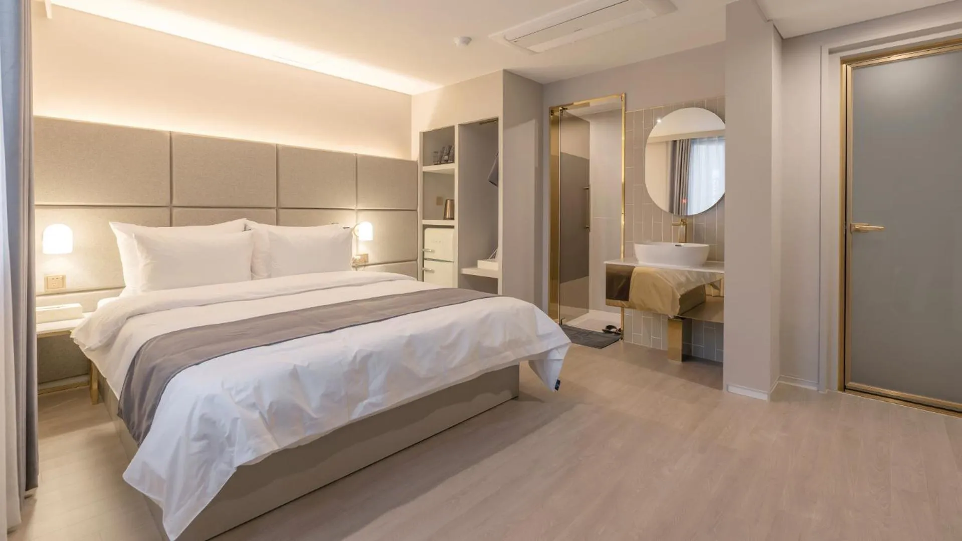 Bed in Denbasta Central Hotel Seomyeon