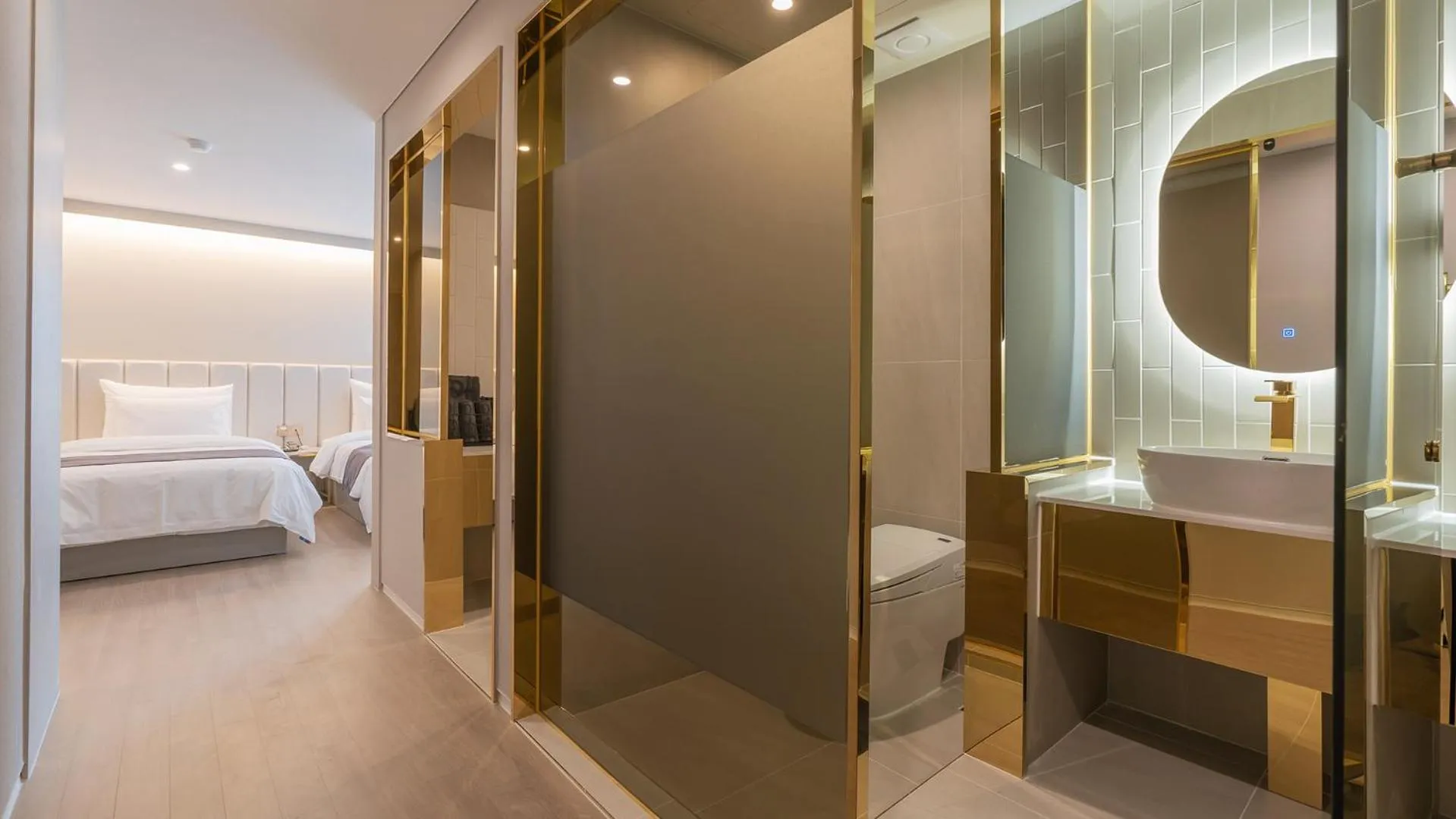 Bed in Denbasta Central Hotel Seomyeon