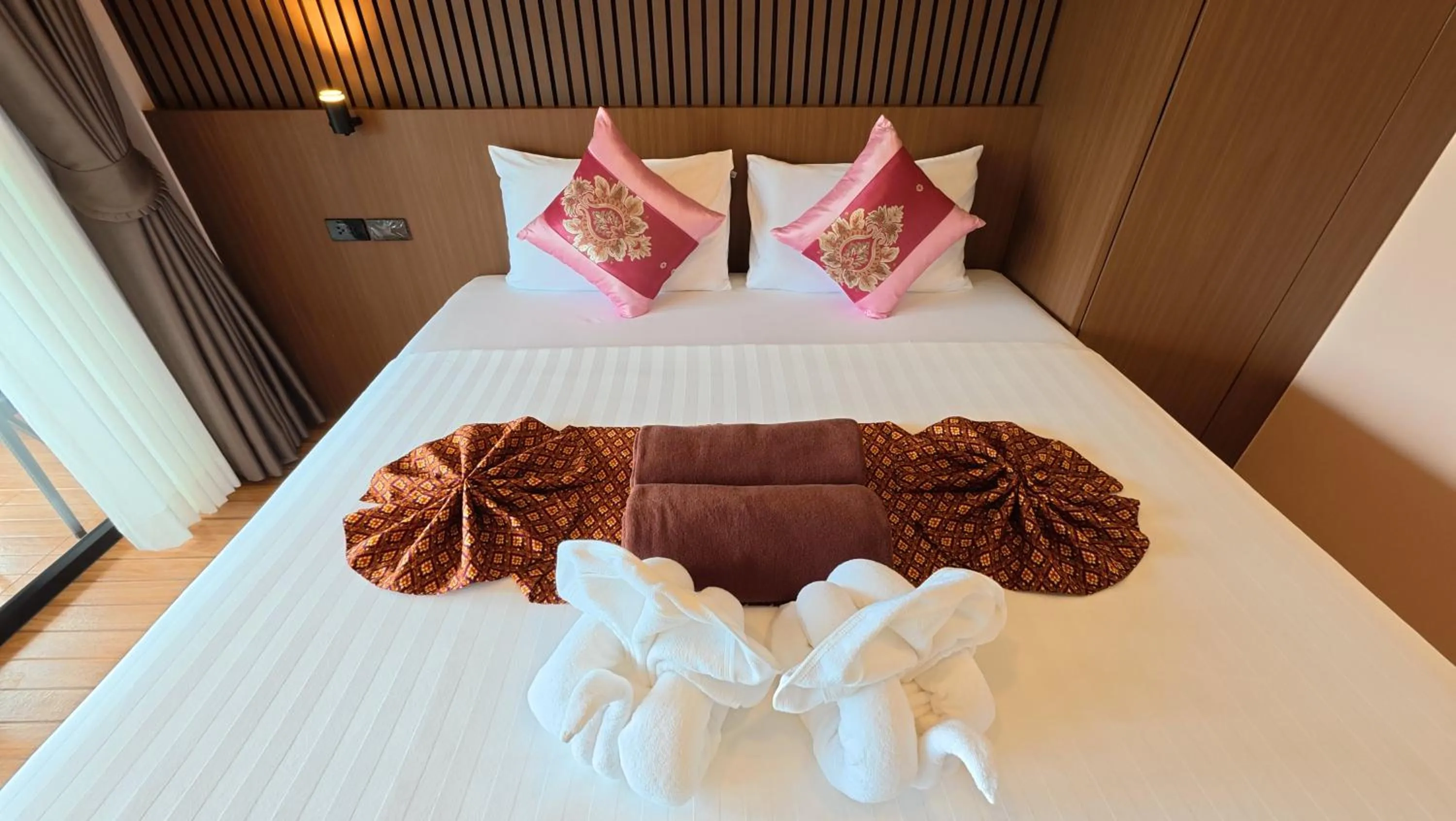 Bed in Palm Kiri Aonang Resort