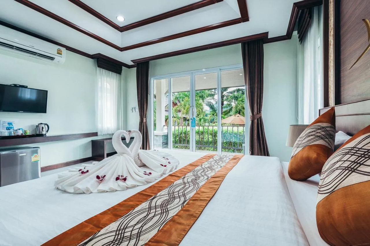 Bed in Palm Kiri Aonang Resort