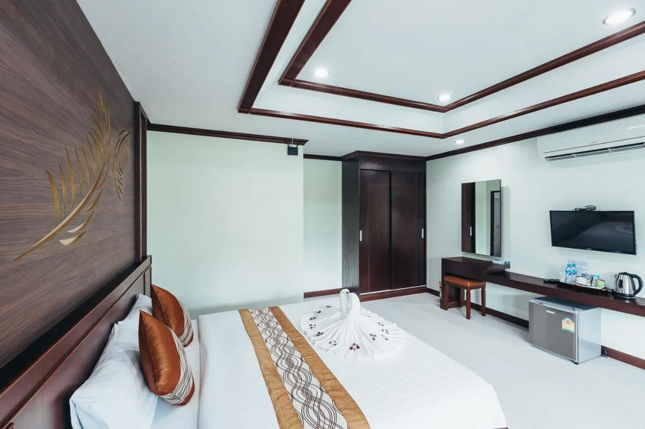 Bed in Palm Kiri Aonang Resort